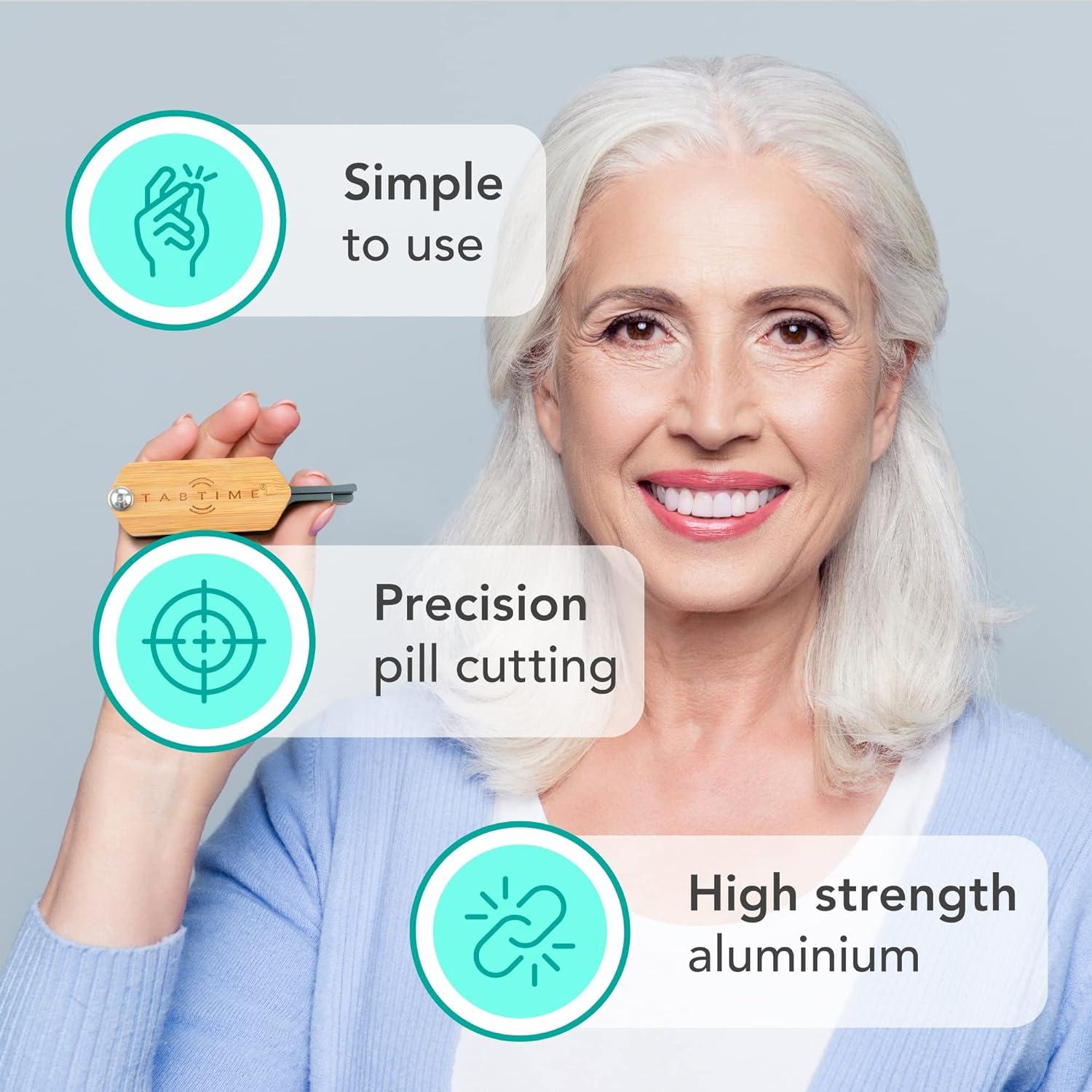 Premium Small Pill Cutter - Durable Tablet Splitter for Easy Cutting