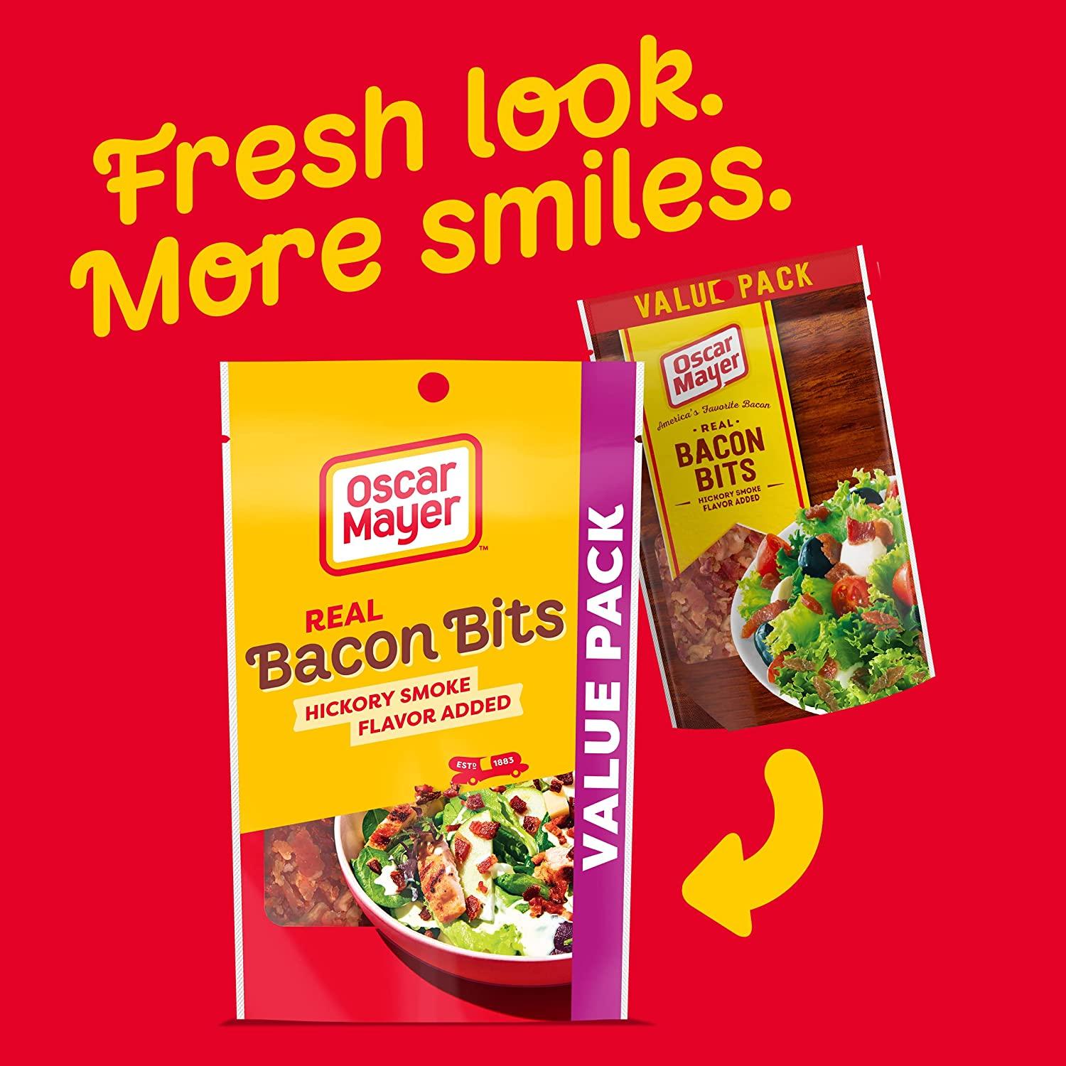Oscar Mayer Real Bacon Bits Value Pack 4.5 oz Bag Premium Quality