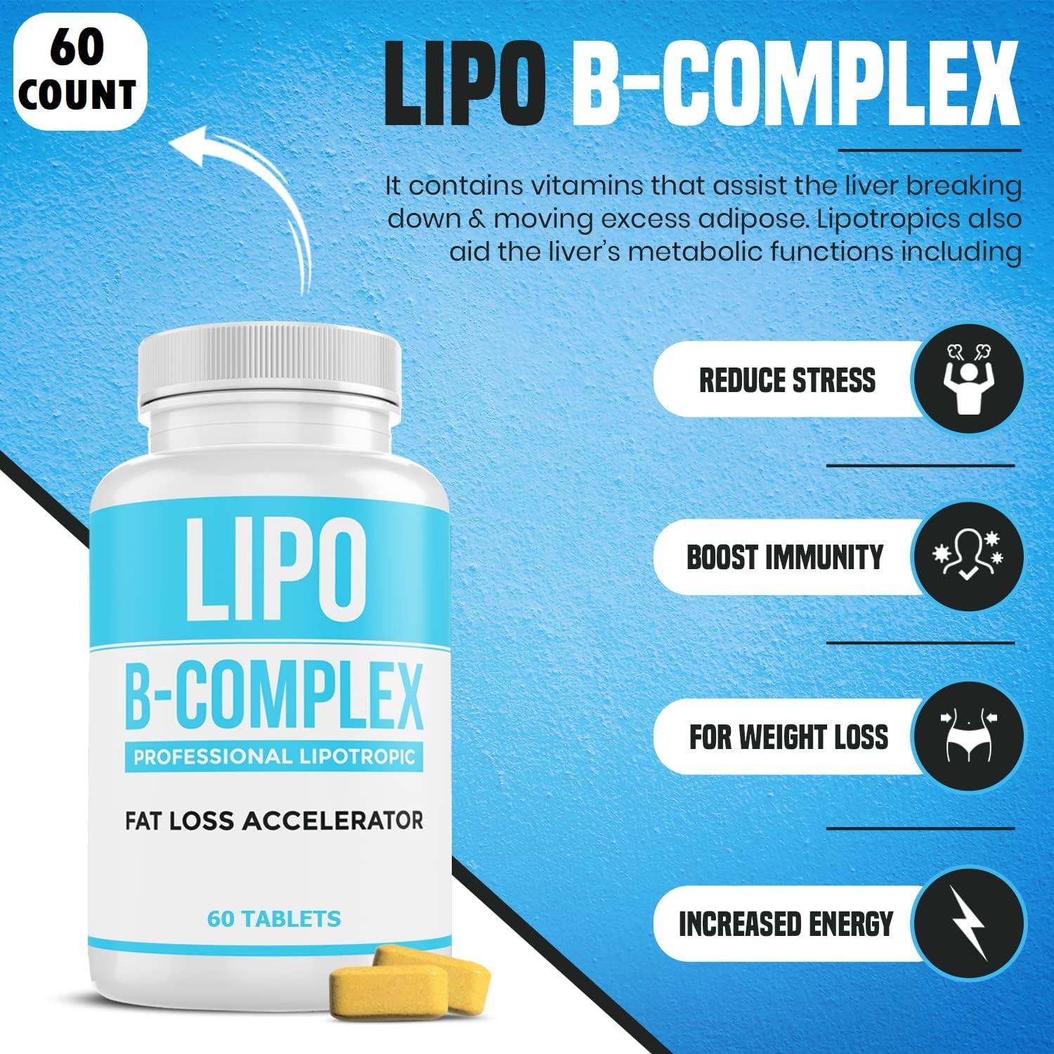 Lipo B-Complex Lipo BC (60 Tablets) by Legere Pharmaceuticals - Natural Fat  Mobilization with Essential Nutrients | Buy Now with Express International  Delivery