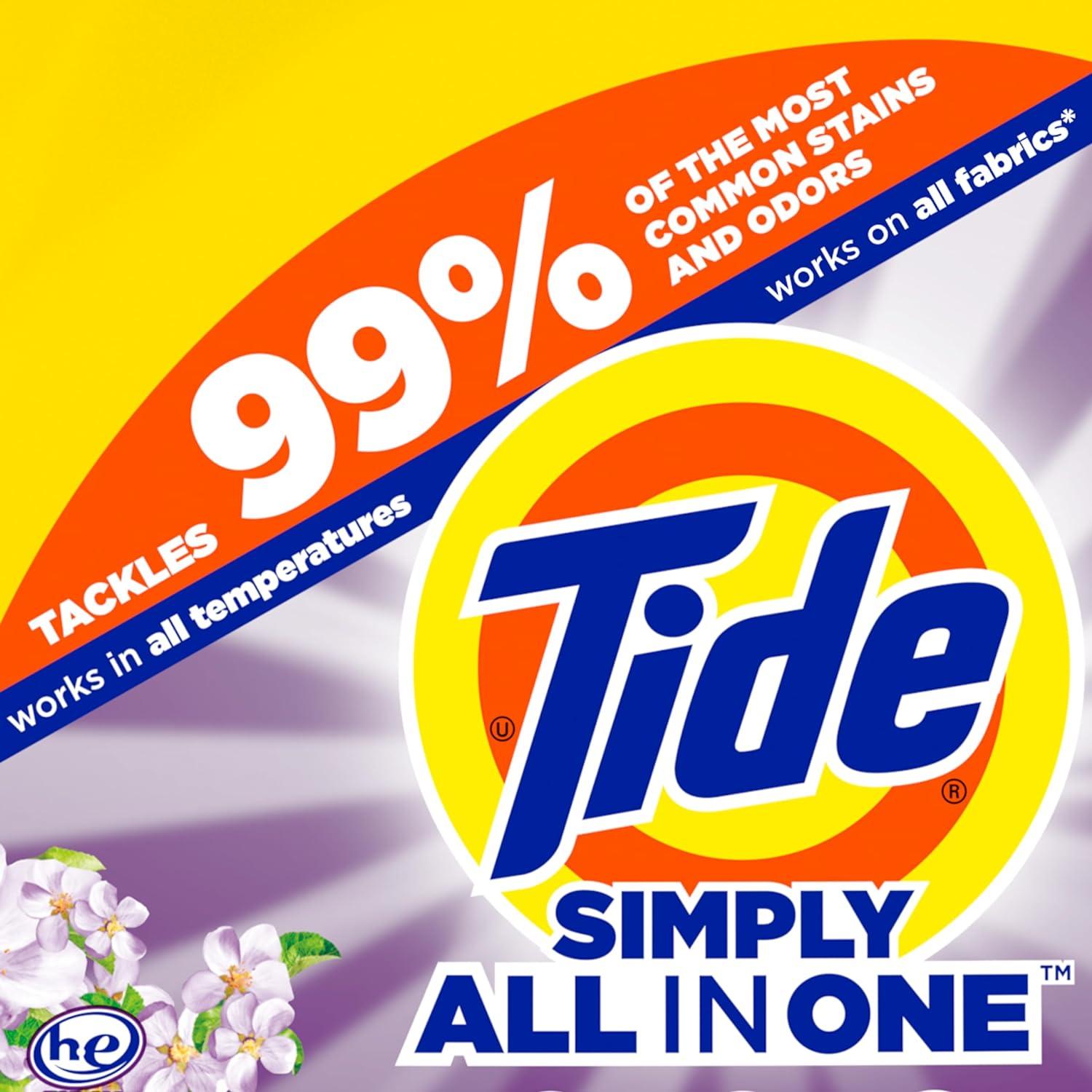 Tide Simply Clean & Fresh Liquid Laundry Detergent - Berry Blossom Scent 89  Loads 117 fl oz | International Shipping Available | Buy Now with Express  International Delivery | GoSupps.com