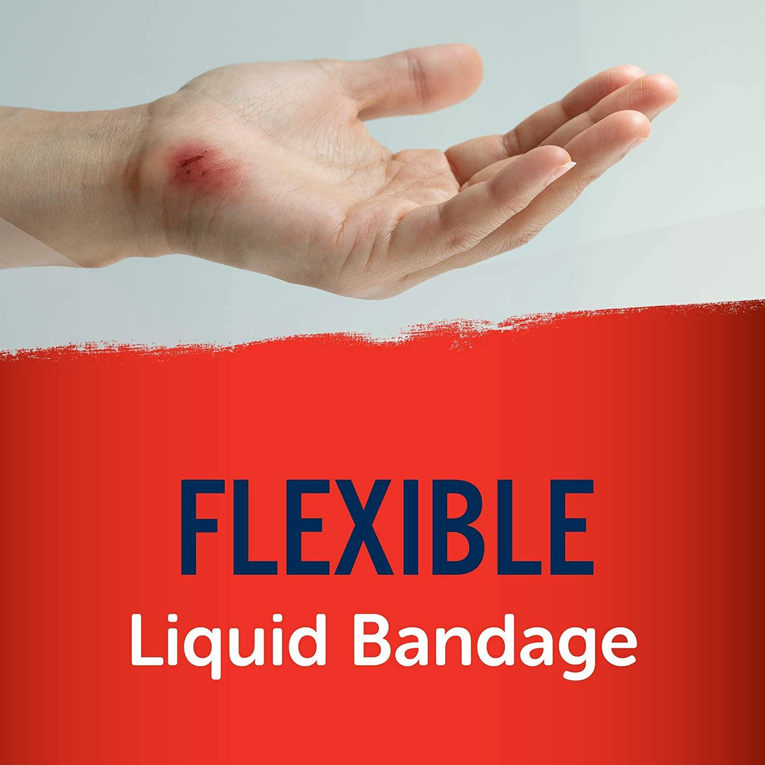 NewSkin Liquid Bandage 0.3 FL OZ, Liquid Bandage for HardtoCover