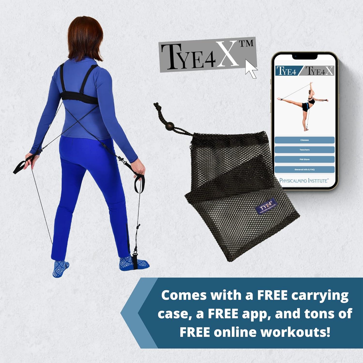 TYE4 & TYE4X - Portable Pilates Wearable Resistance for Total Body