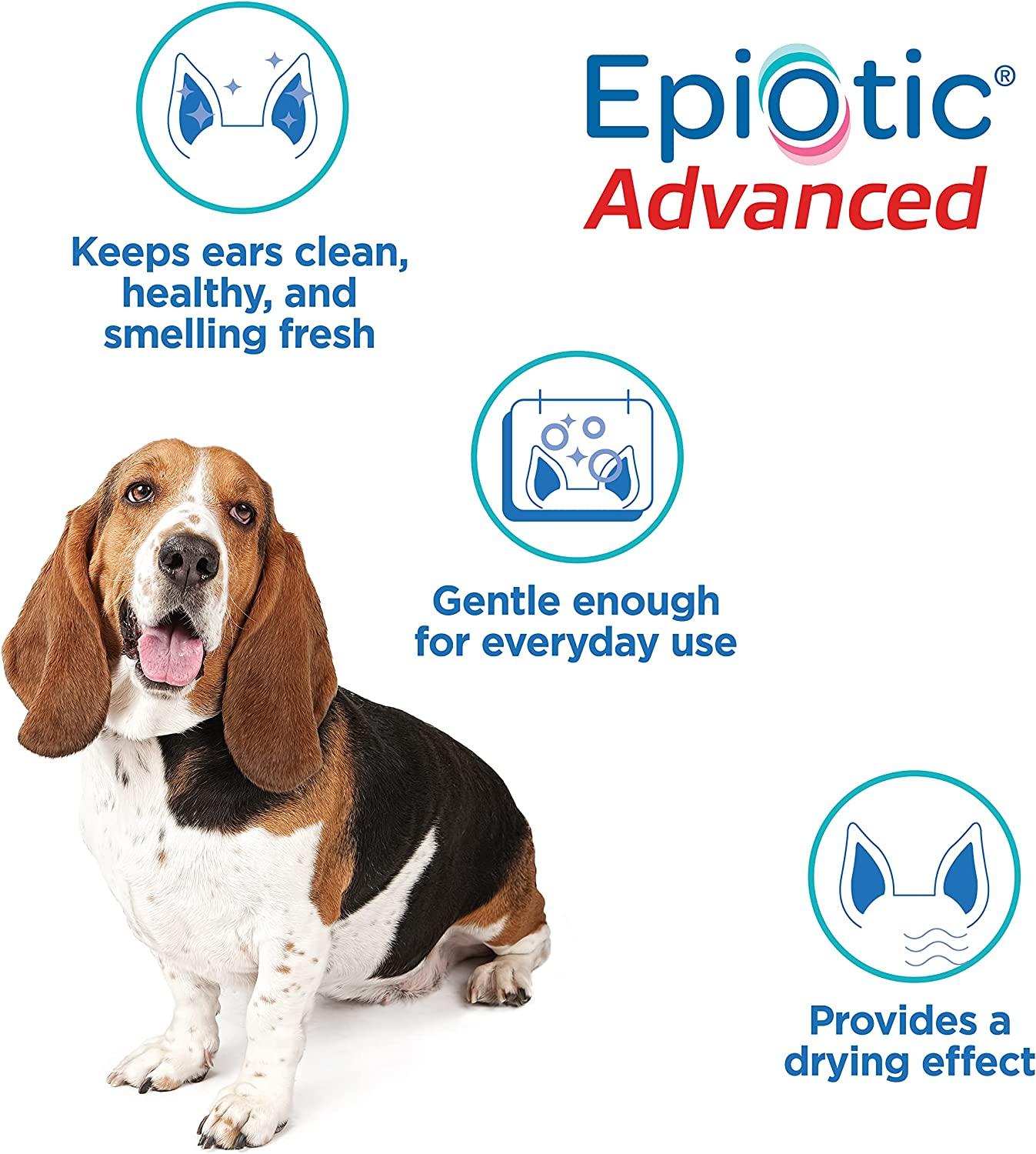 Virbac EPIOTIC Advanced Ear Cleanser 8 oz for Dogs