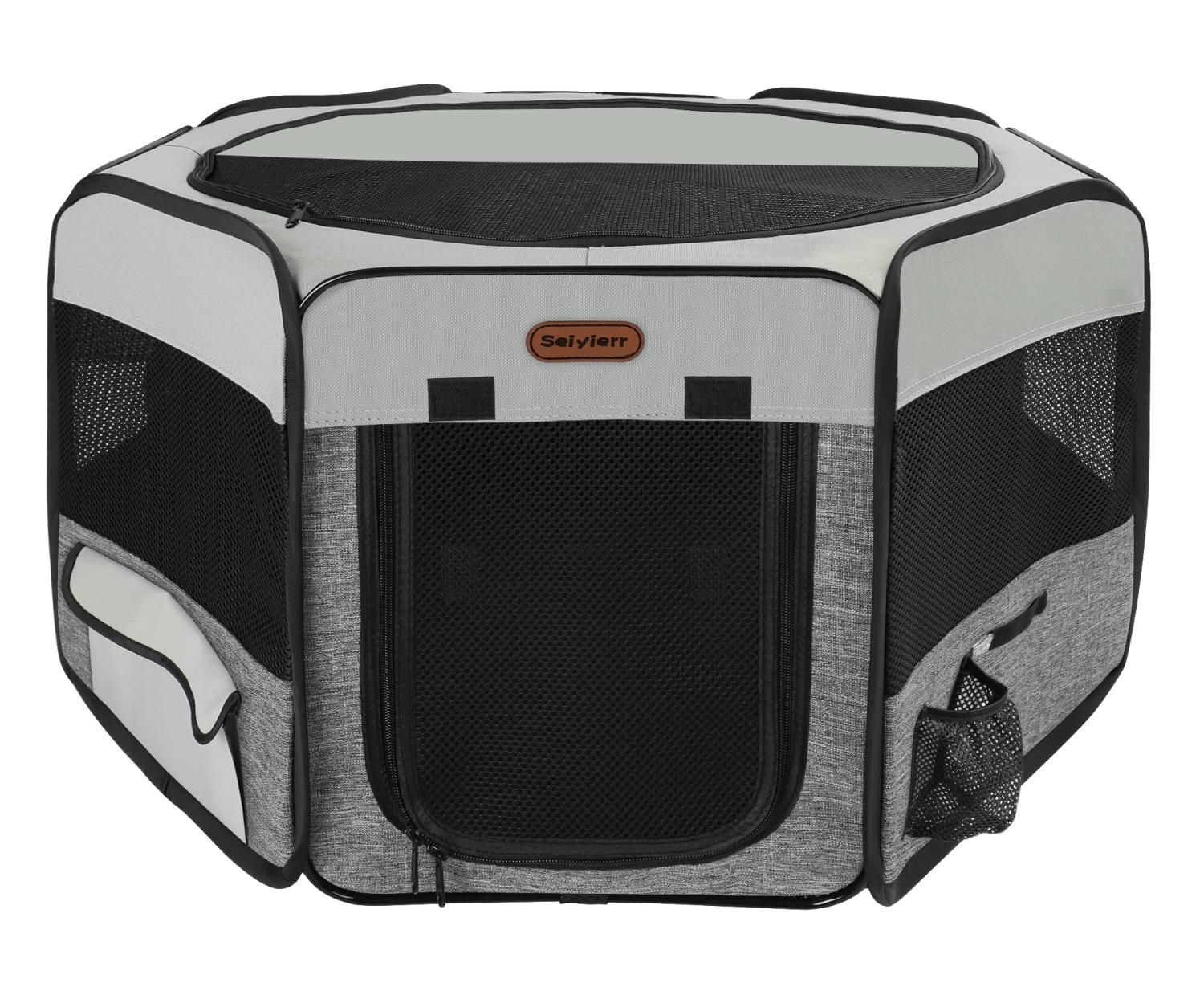 Seiyierr Dog Playpen, Portable Pet Playpen, Puppy Playpen, Cat Playpen