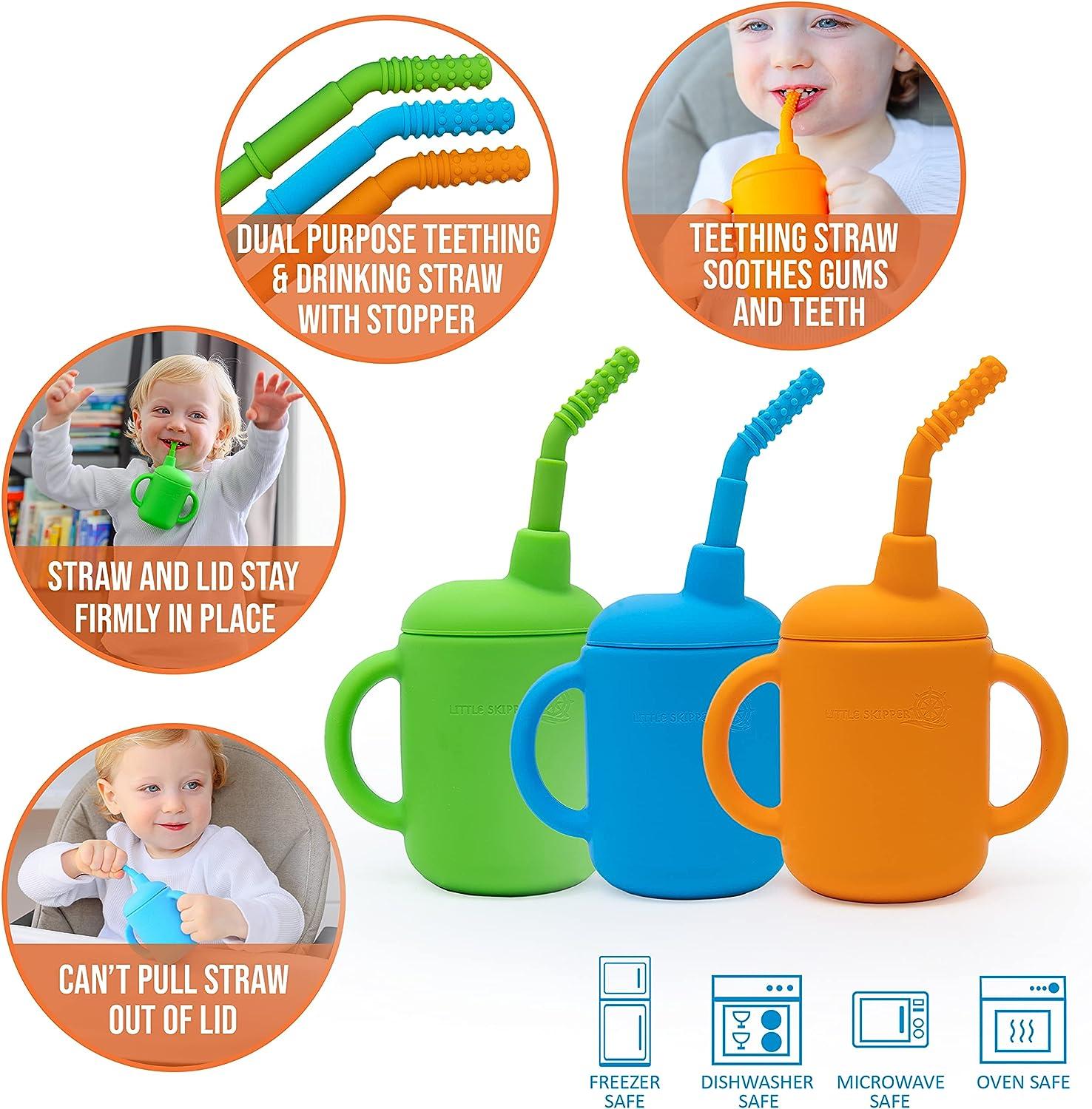 DF DUALFERV Toddler Sippy Cups, Sippy Cups for Baby 6+ Months, Toddler Cups  with Two Non Slip Handle…See more DF DUALFERV Toddler Sippy Cups, Sippy