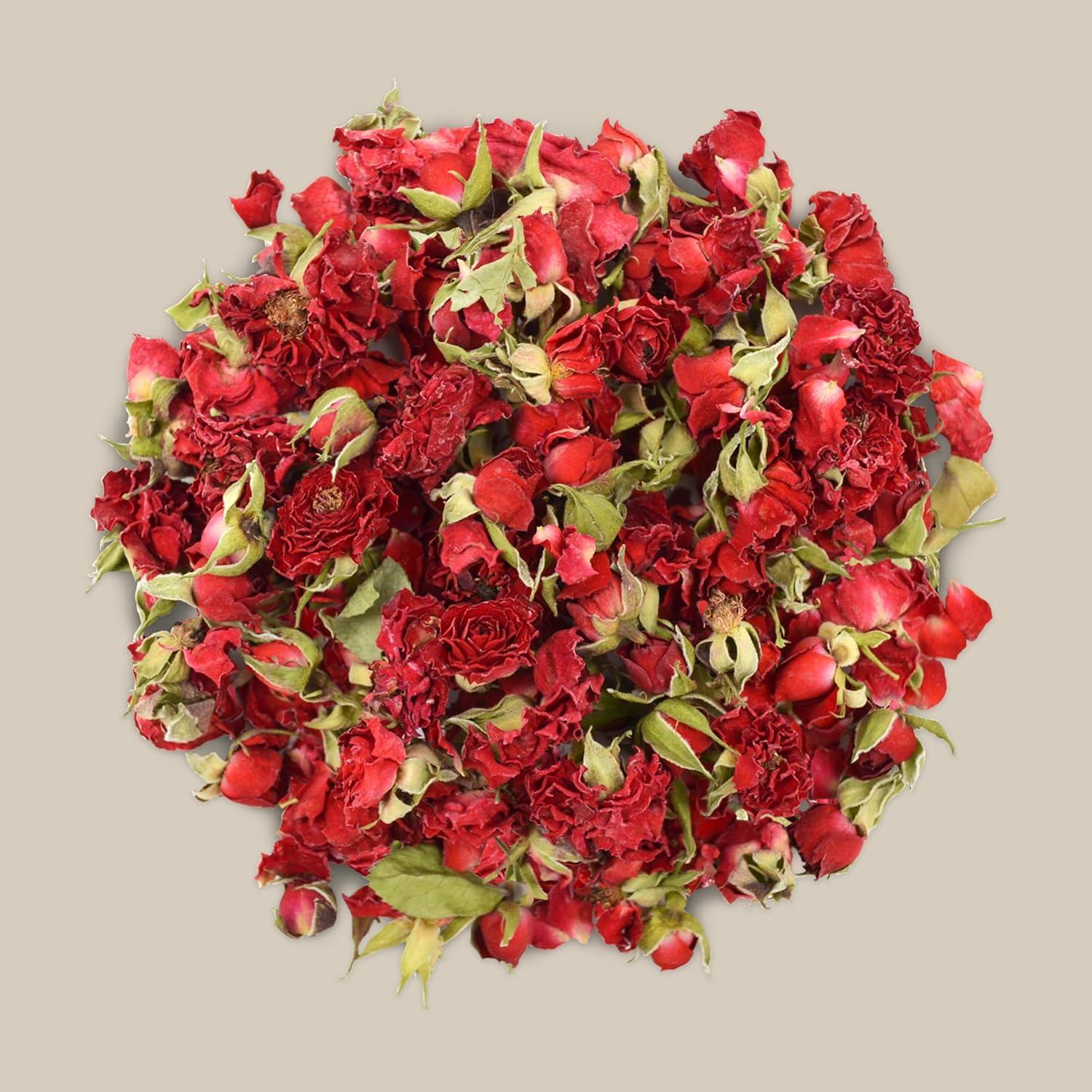 Rosie Rose Edible Red Rose Flowers - 50g Dried Cherry for Wedding Cakes ...