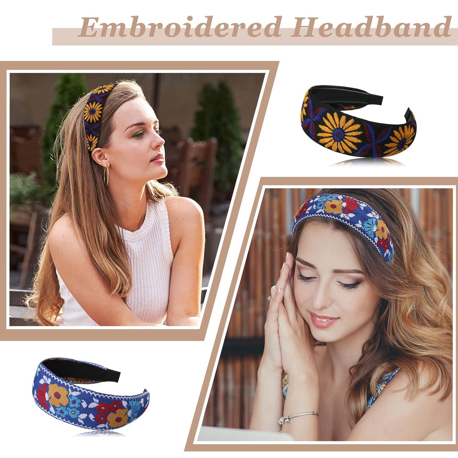 Knotted Headband Embroidered Headband Online Boho Embroidery