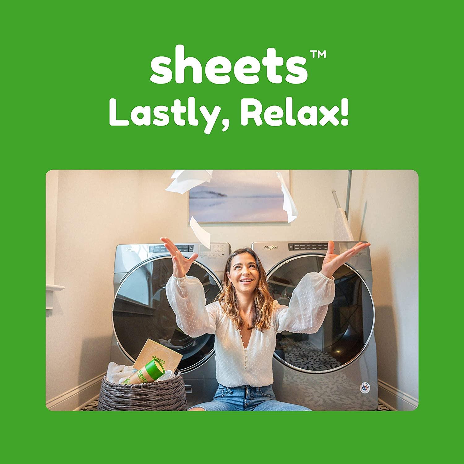 Sheets Laundry Club - up to 100 Loads - 50 Sheets - As Seen on