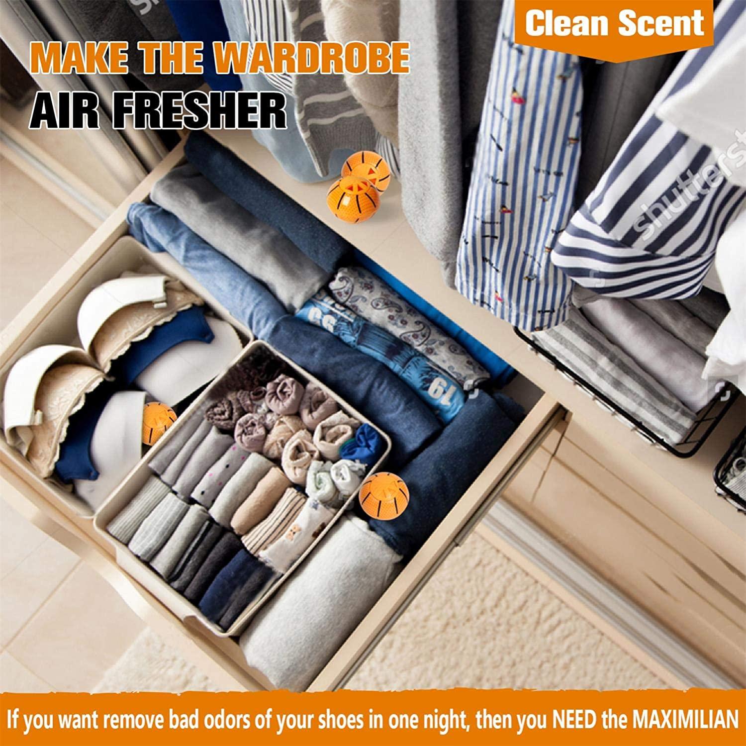 MAXIMILIAN Shoe Deodorizer Balls Shoe Fresheners Balls Foot Odor