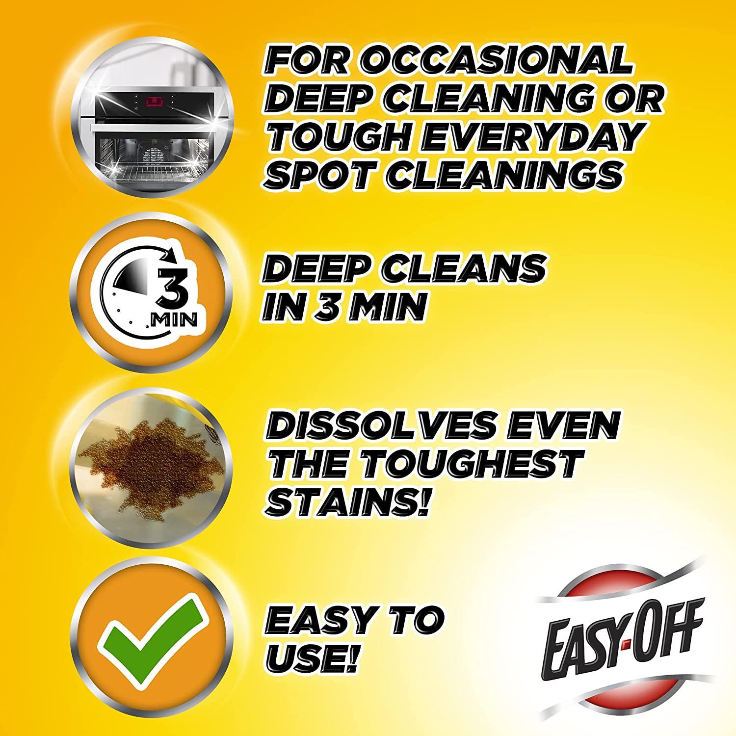 EasyOff Heavy Duty Oven Cleaner, Regular Scent 14.5 oz Can Fresh 14.5