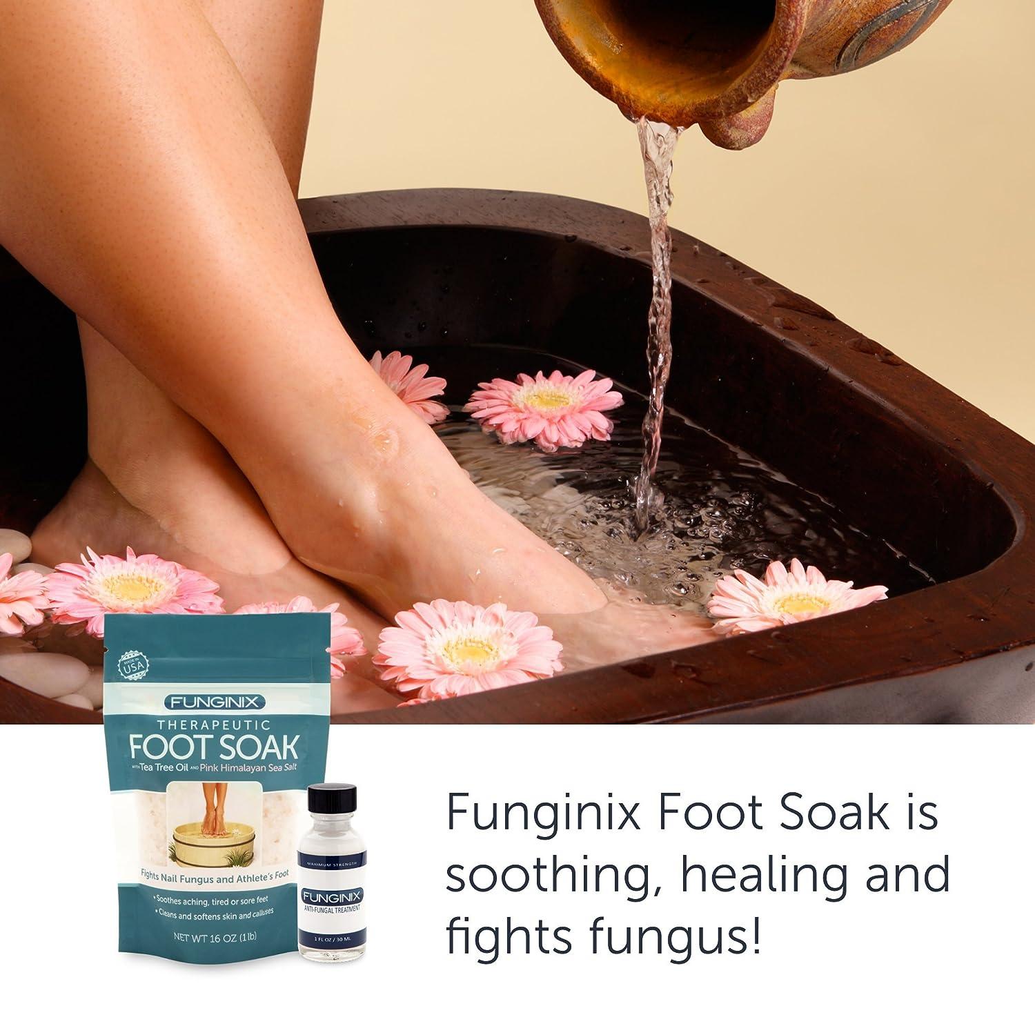 Funginix AntiFungal Treatment AND Therapeutic Foot Soak KIT