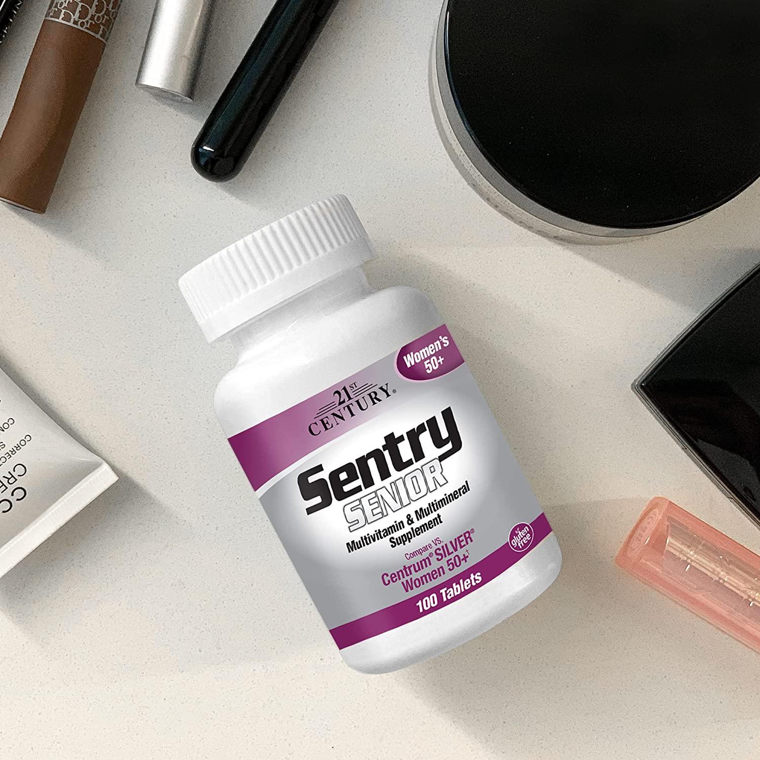 21st Century Sentry Senior Multivitamin & Multimineral Supplement Women 50+ 100 Tablets