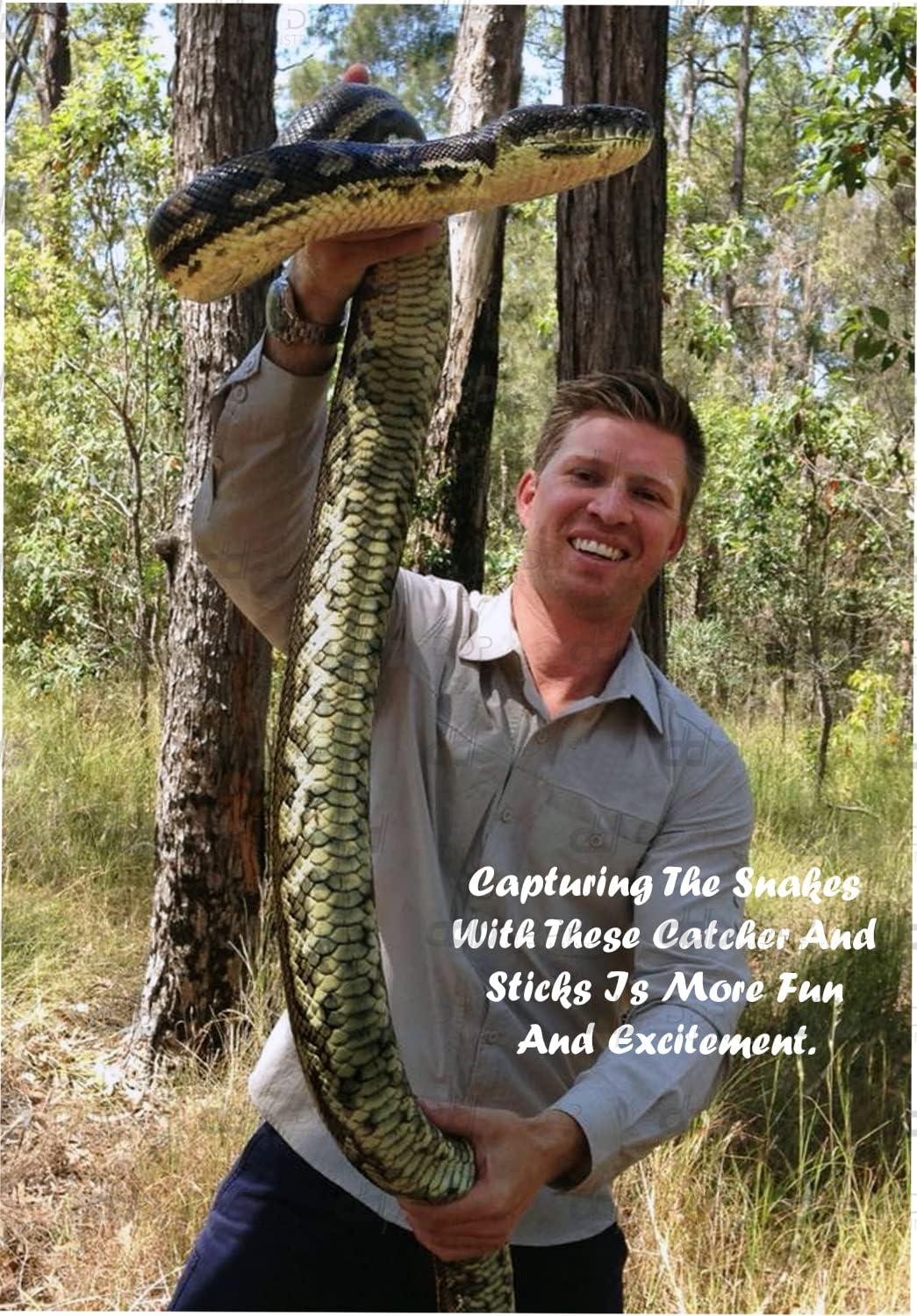 60 Snake Catcher Stick Rattlesnake Catcher & Grabber