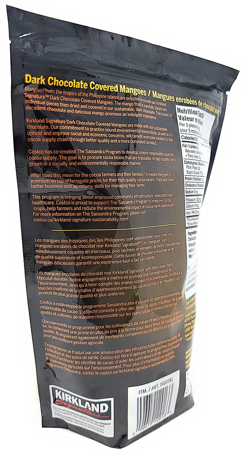 Kirkland Dark Chocolate Covered Mangoes 20.46 oz Exotic and Decadent