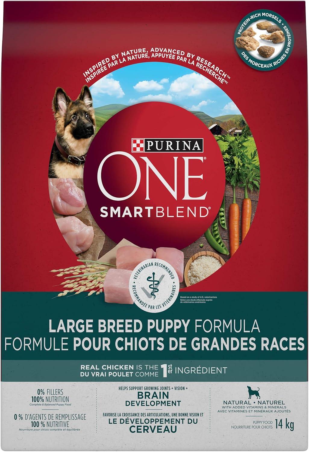 Purina ONE Smartblend Large Breed Puppy Food Natural Dry Dog