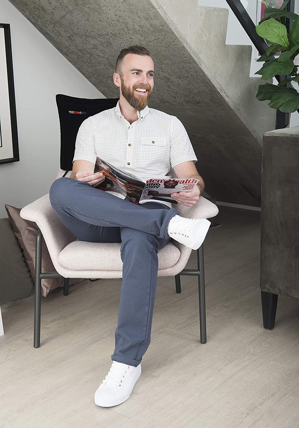 Thermotex Far Infrared Heating Pad Platinum Soothing Pain Relief and