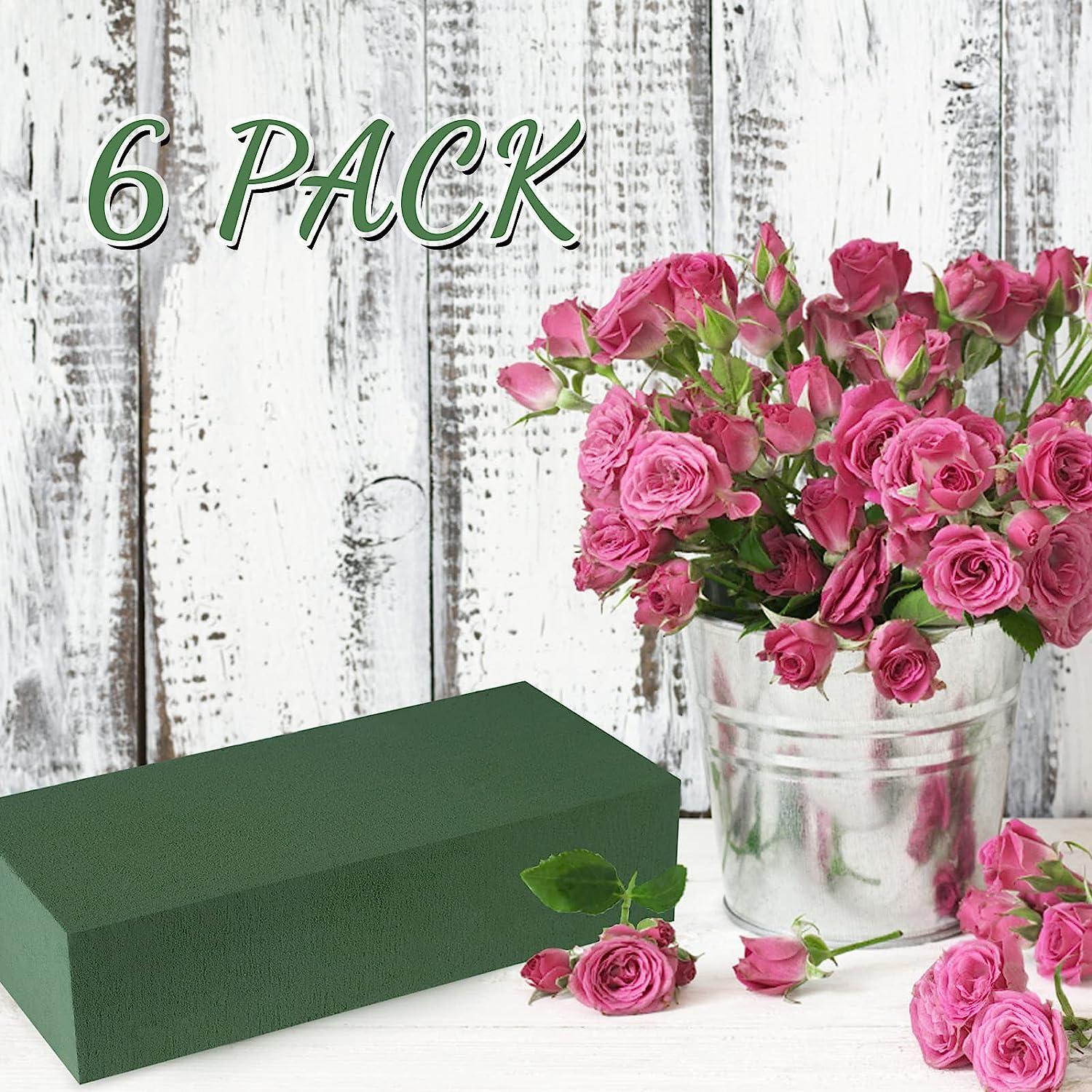 Casewin 6 Wet Floral Foam Blocks for Fresh Flower Bouquet
