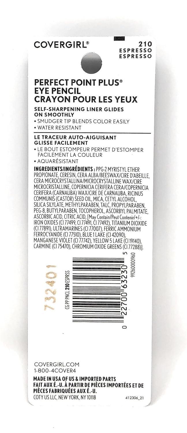 CoverGirl Perfect Point Plus Eyeliner Espresso (W) 210 0.008 Ounce