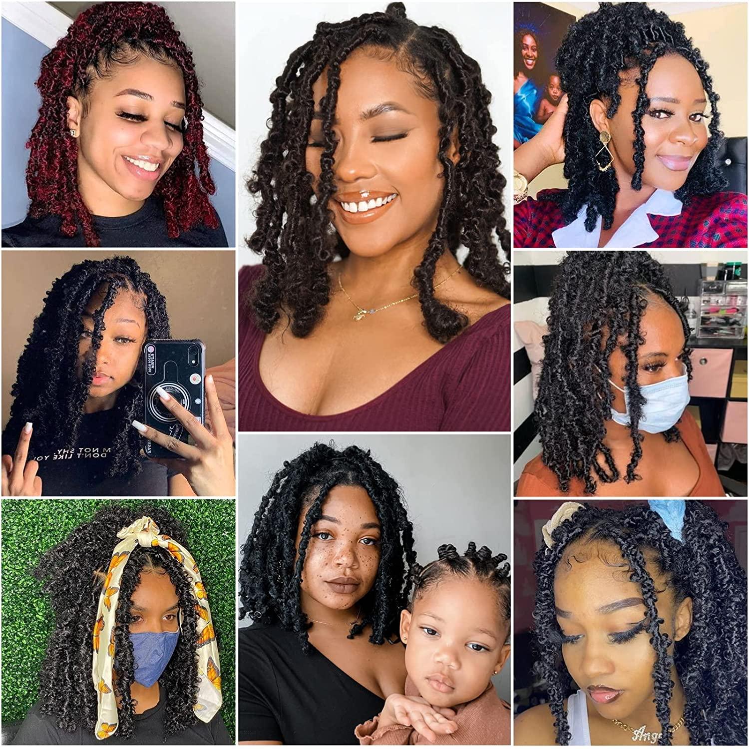 Butterfly Locs Crochet Hair 14 Inch Crochet Butterfly Locs Faux Locs Crochet Hair Butterfly