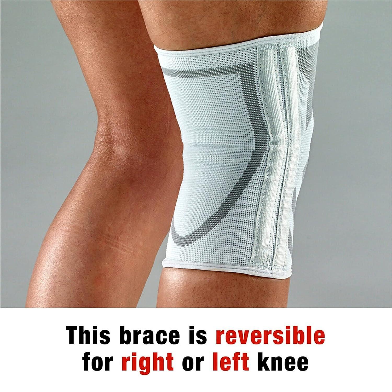 ACE Compression Knee Brace w/Side Stabilizers Support Injured Knee With