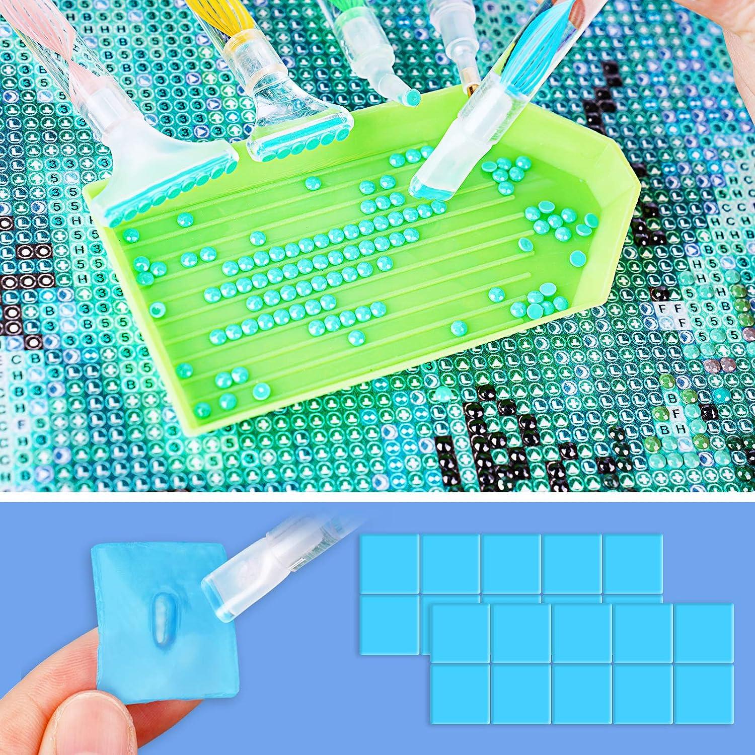 NiArt 72PCS 5D Diamonds Painting Tools and Accessories Kits with Drill Pen  Multi Tips Rhinestone Picker Glue Clay Anti-Slip Tools Sticky Mat Nail Art  for Adult and Kids