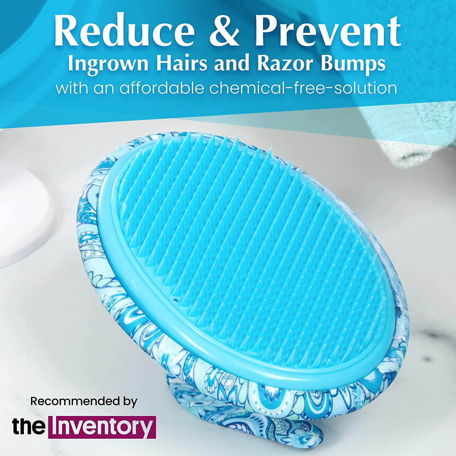 Exfoliating Brush to Treat and Prevent Razor Bumps and Ingrown Hairs