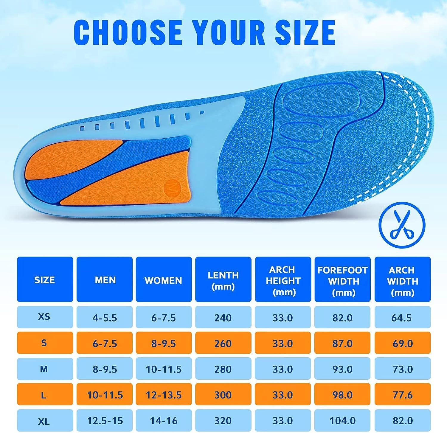 Bone spur clearance insoles