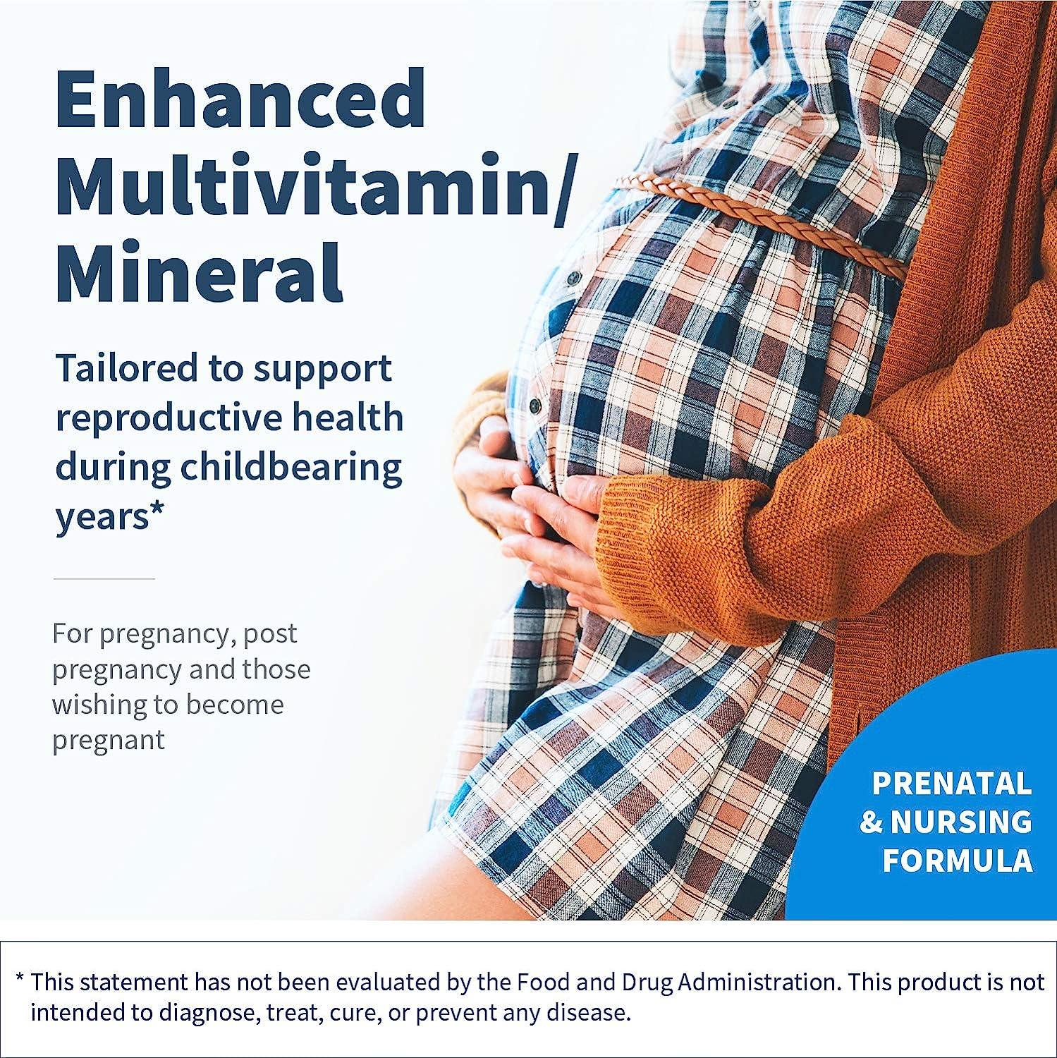 Klaire Labs Prenatal & Nursing Formula Multivitamin & Multimineral