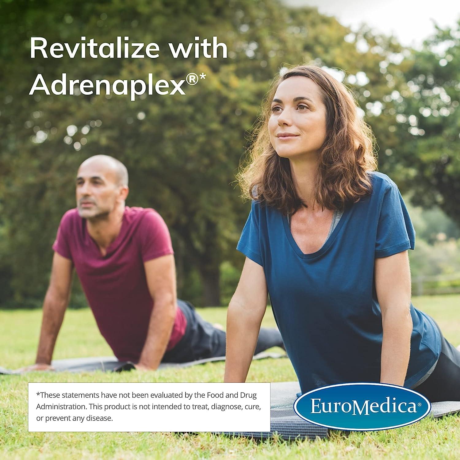 EuroMedica Adrenaplex 60 Capsules Adrenal Gland Function Supplement