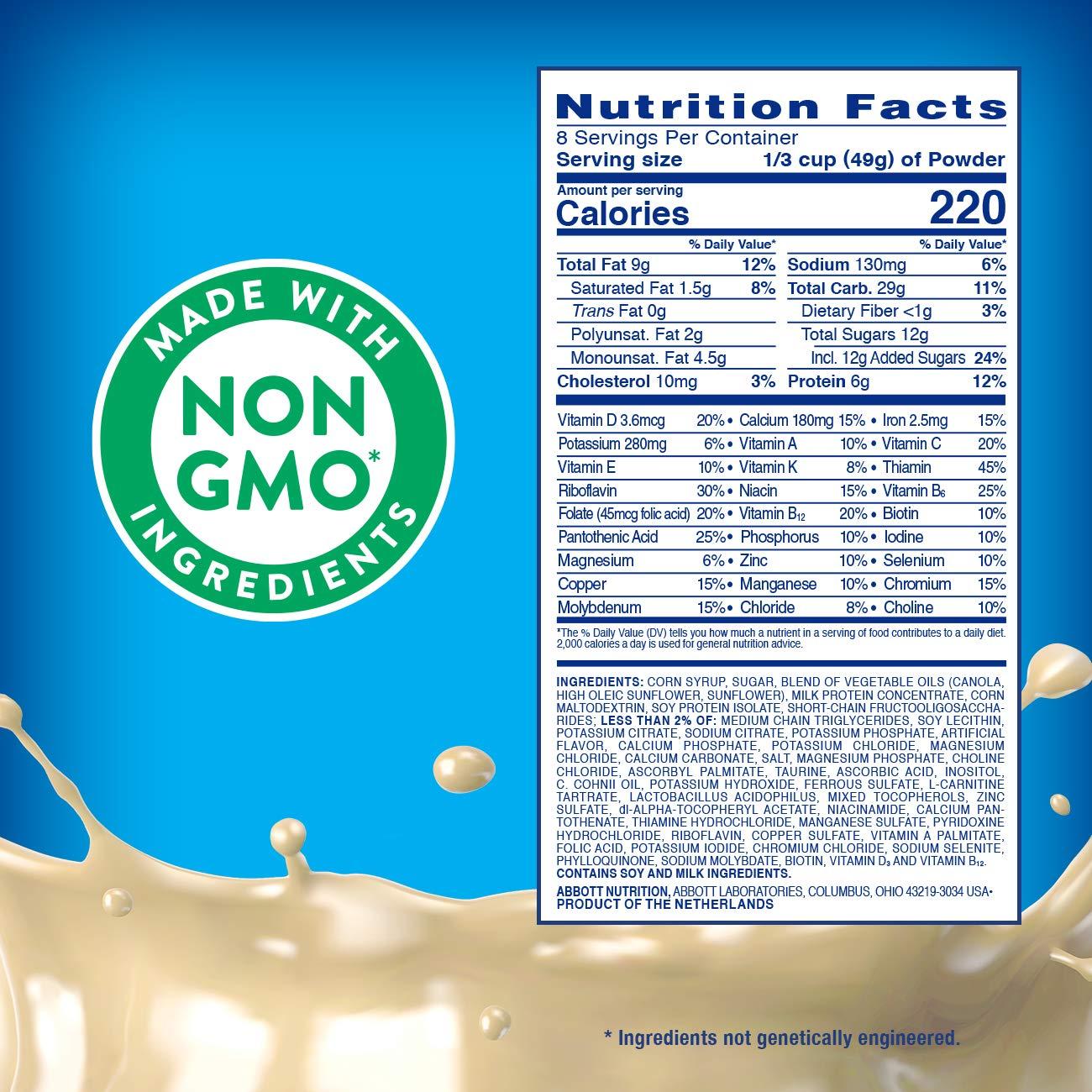 PediaSure Grow & Gain Vanilla Shake Mix 14.1oz (Pack of 3