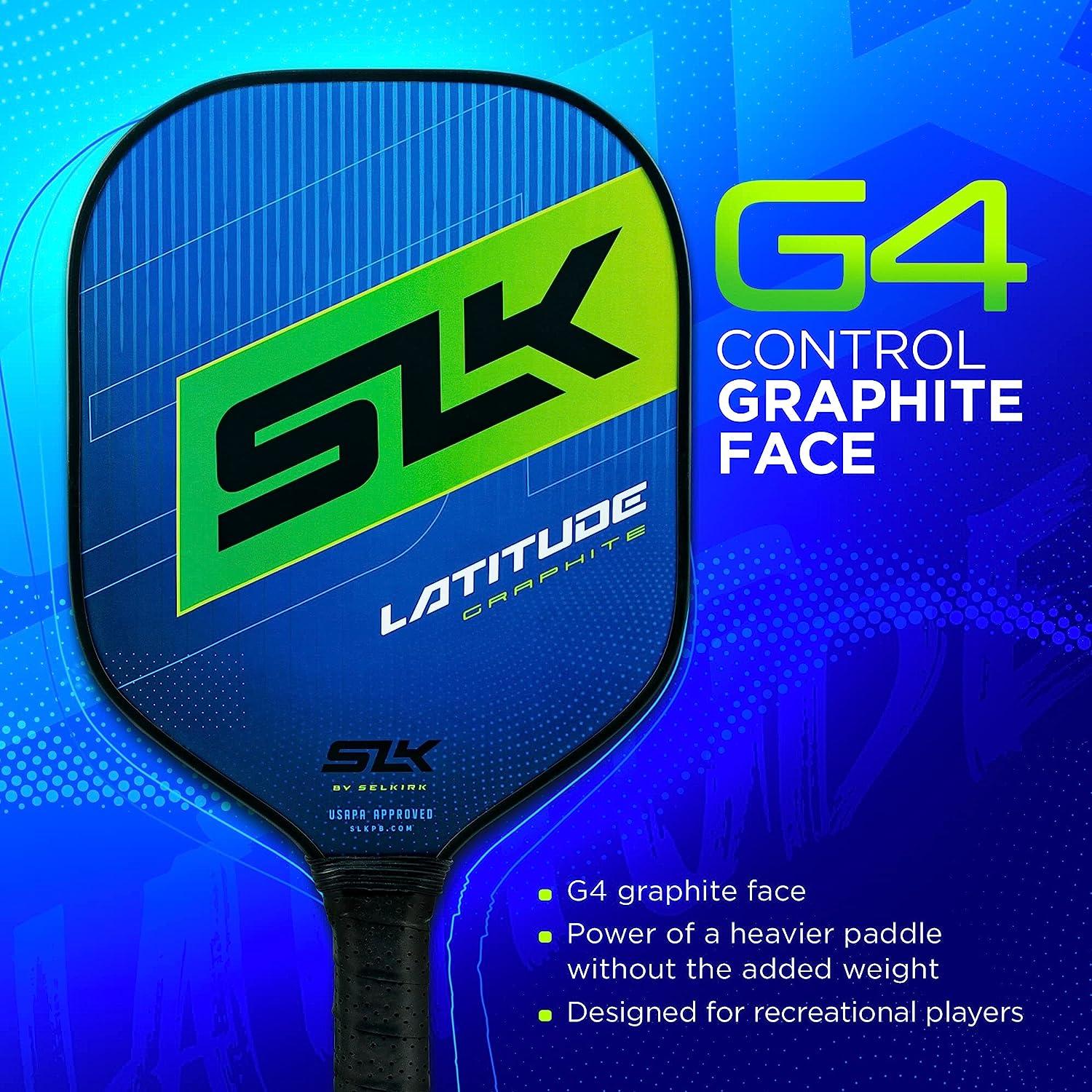 Selkirk Sport SLK Latitude Pickleball Paddle Graphite Pickleball Paddle Features G4 Graphite
