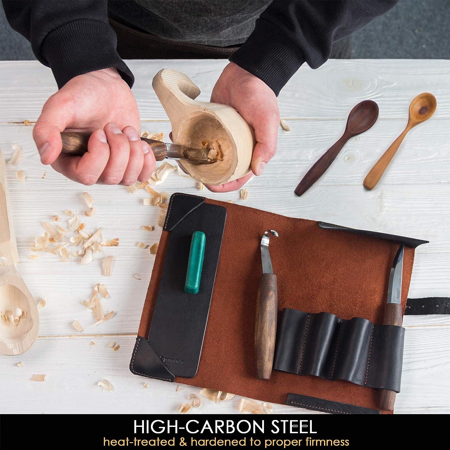 Deluxe Wood Carving Kit Whittling Kit Knife S50X Beavercraft 
