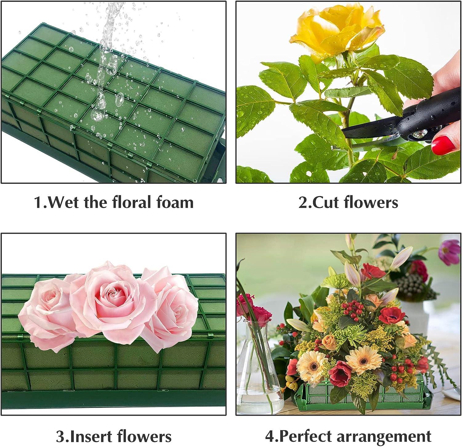 2 Pieces Floral Foam Cage,Flower Arrangements Supplies with Floral