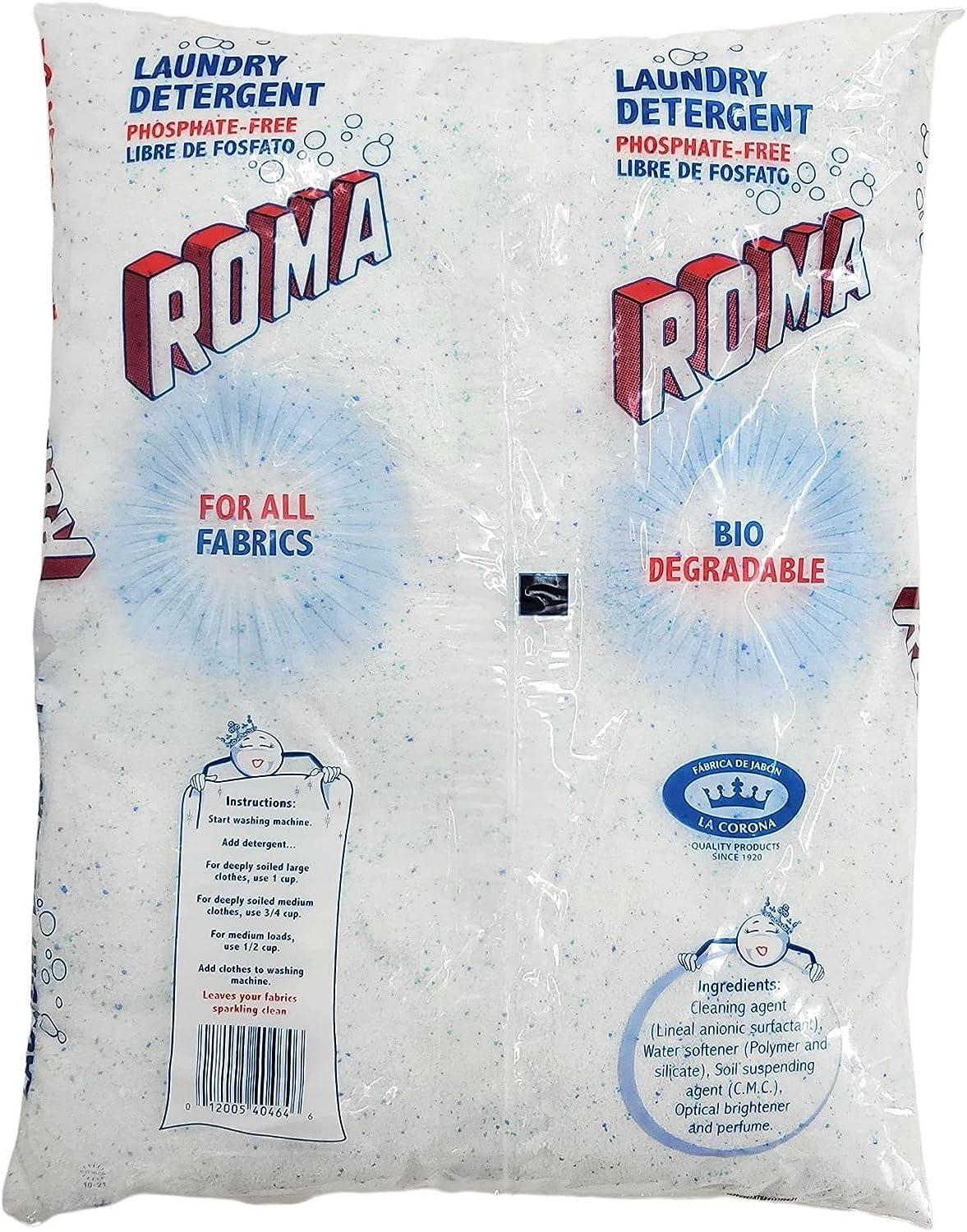 Roma Laundry Detergent 4.4 lbs Powerful Cleaning Formula