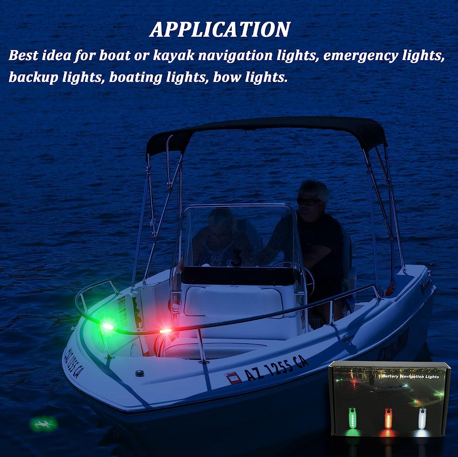 Botepon Kayak Navigation Lights Stern Lights Battery Operated