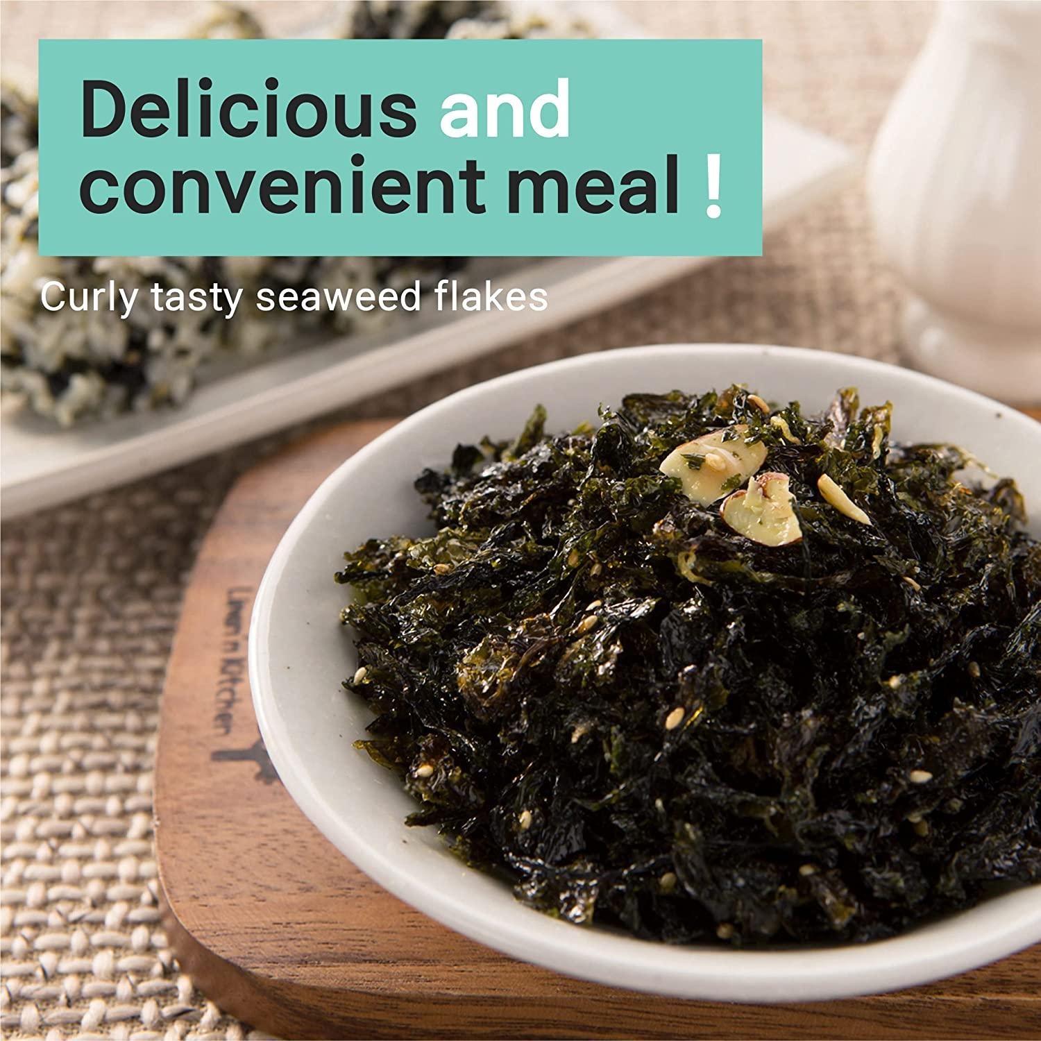 Roasted Seaweed Flakes Easy Stick Type Laver Nori Gim Snack Onigiri 0