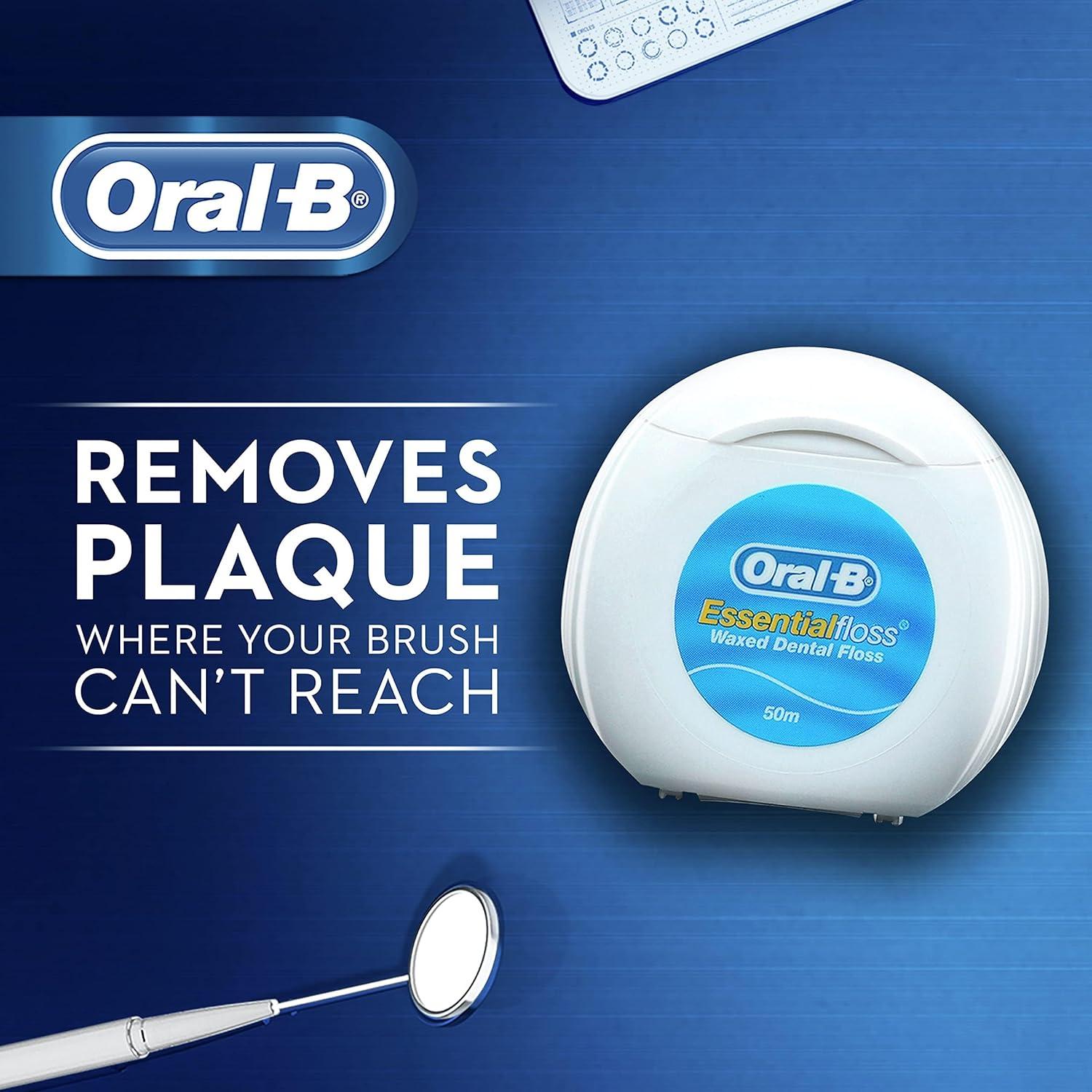 Oral B 005012 Unwaxed Dental Floss 50m Oral Care Essential