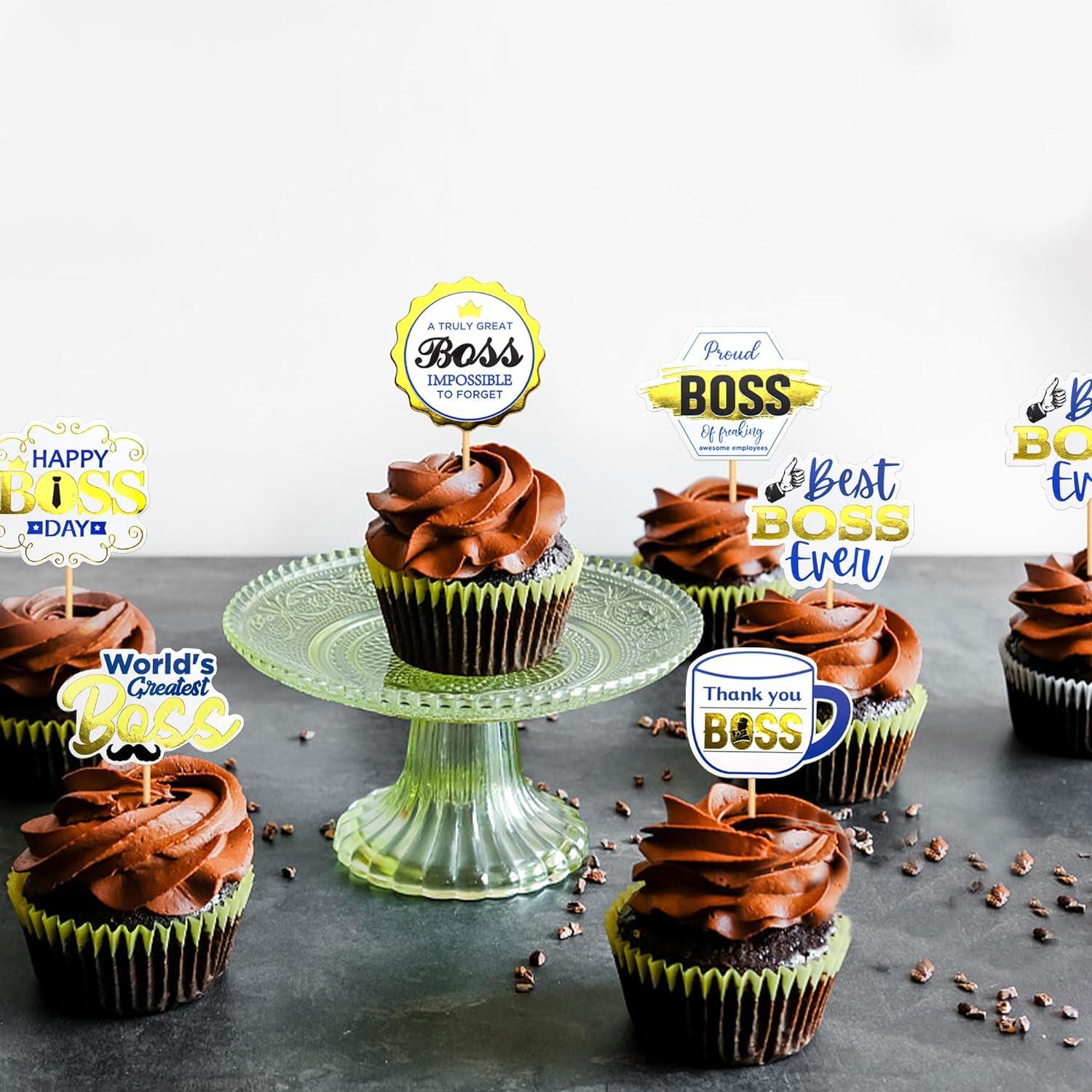Ercadio 24 Topper Per Cupcake A Forma Di Granchio - Decorazioni Rosse In Cartoncino Glitterato Con Stecchino Di Bambù - Tema Mare, Animaletti Marini - Per Feste Mare, Baby Shower, Compleanni