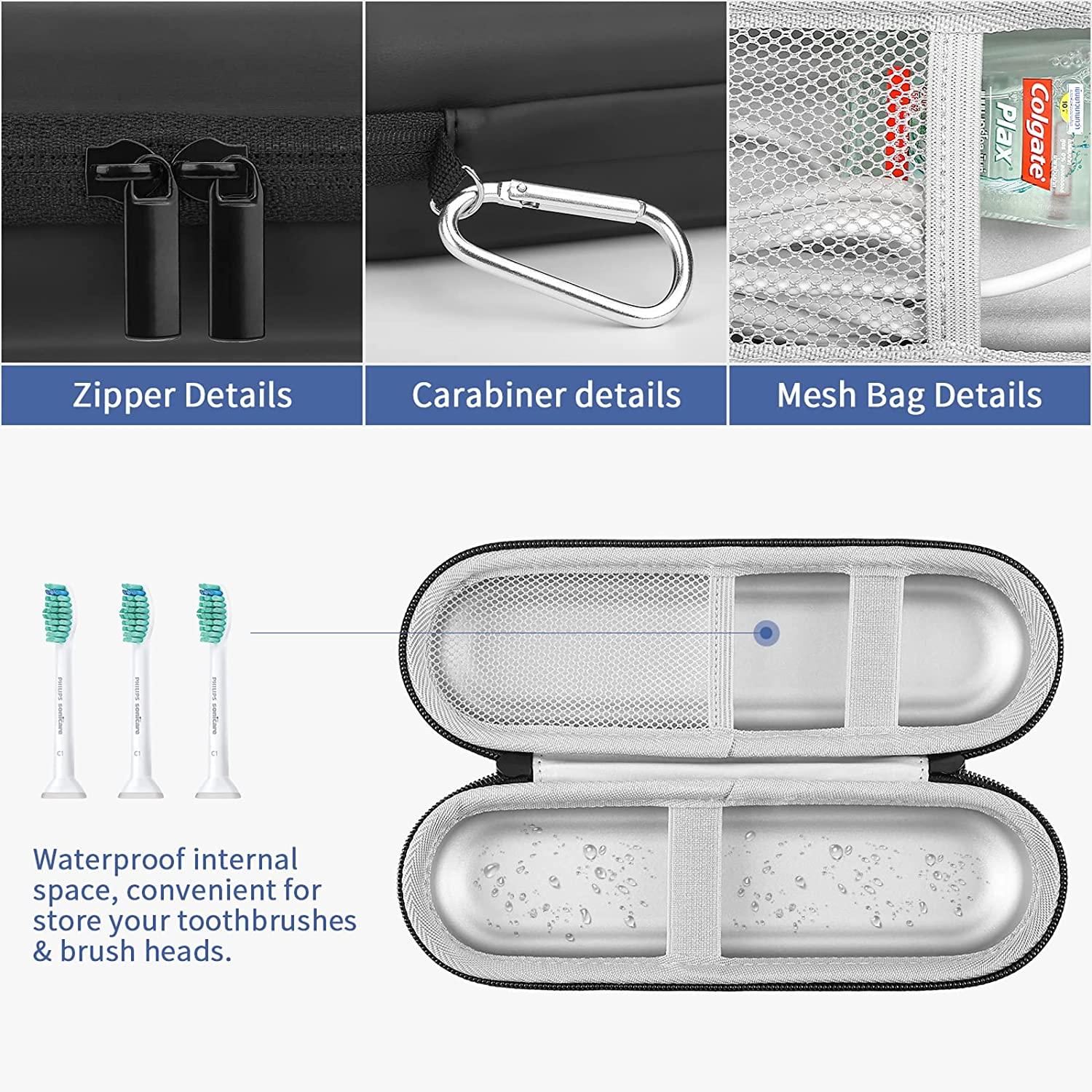 Yinke-funda rígida de EVA para cepillo de dientes eléctrico, cubierta  protectora de viaje para Braun Oral B / Oral B Pro / iO Series 7 8  9/Philips Sonicare - AliExpress