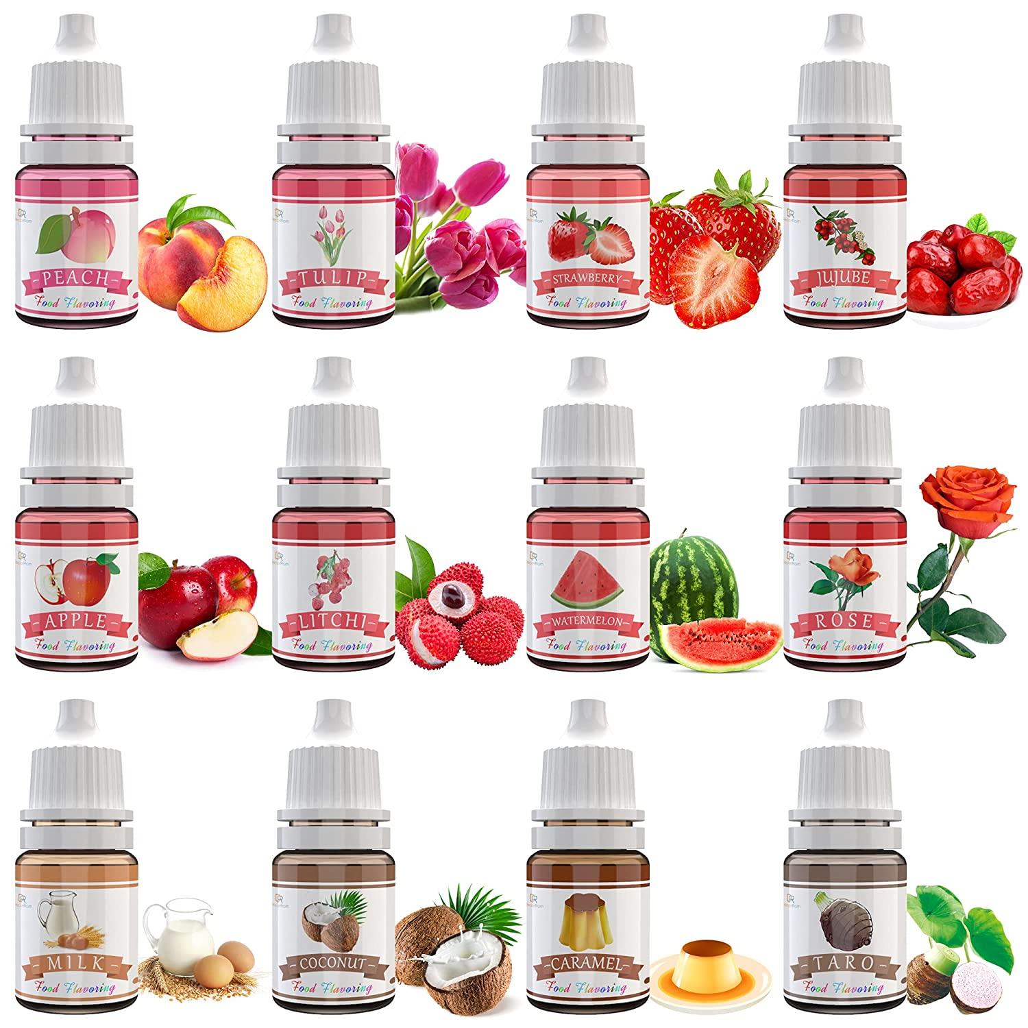 Food Flavoring Oil - 24 Pack Concentrated Flavor Oil for Baking