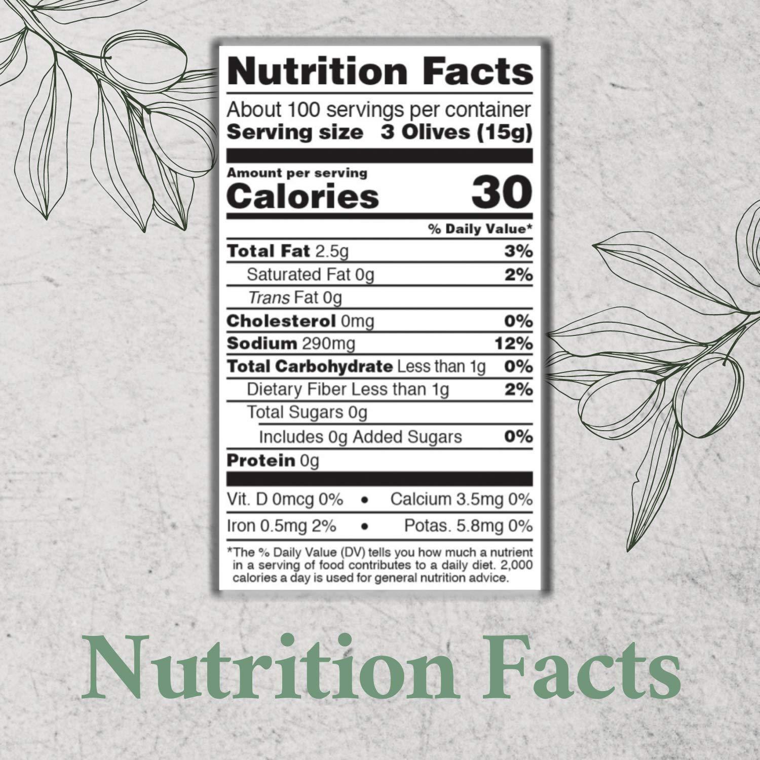 Roland Foods Whole Castelvetrano Olives, Specialty Imported Food, 3 Lb