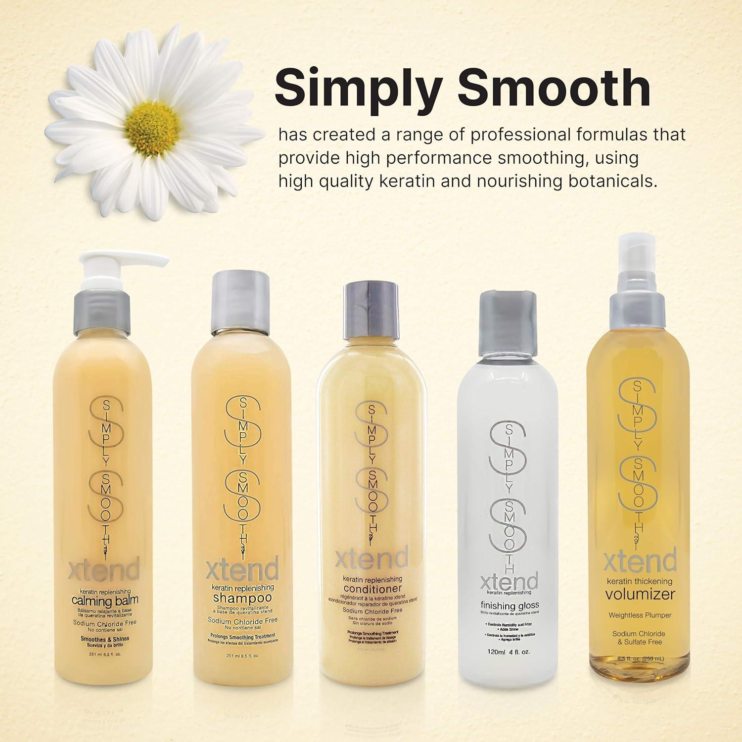 Simply Smooth Xtend Keratin Replenishing Finishing Gloss 4oz