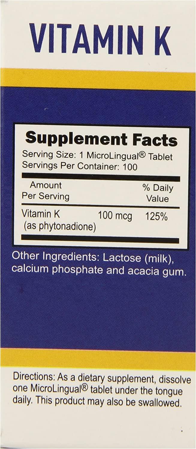 Superior Source Vitamin K1 Multivitamins, 100 mcg, 100 Count