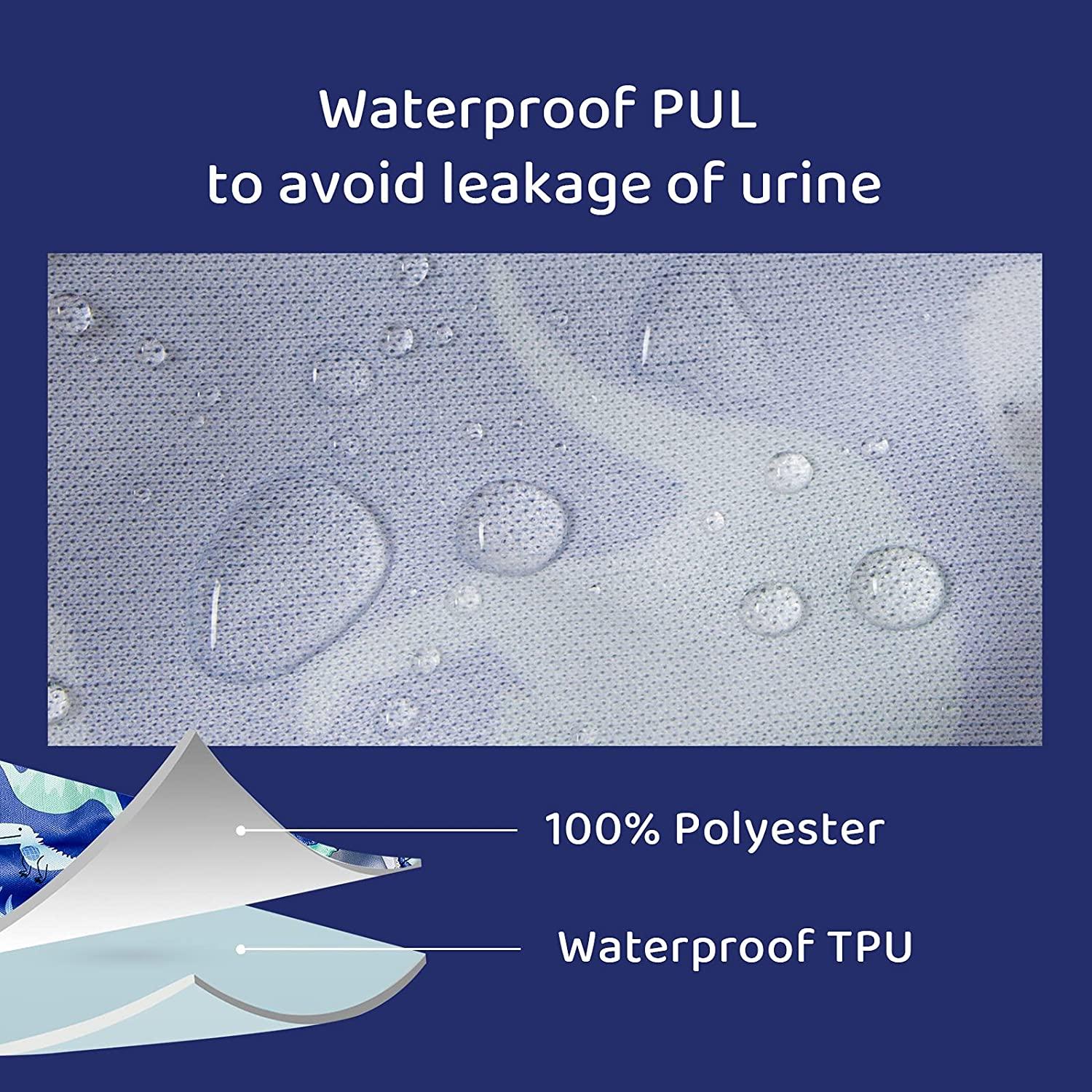 BISENKID Waterproof Diaper Cover for Rubber Pants for Toddlers Good