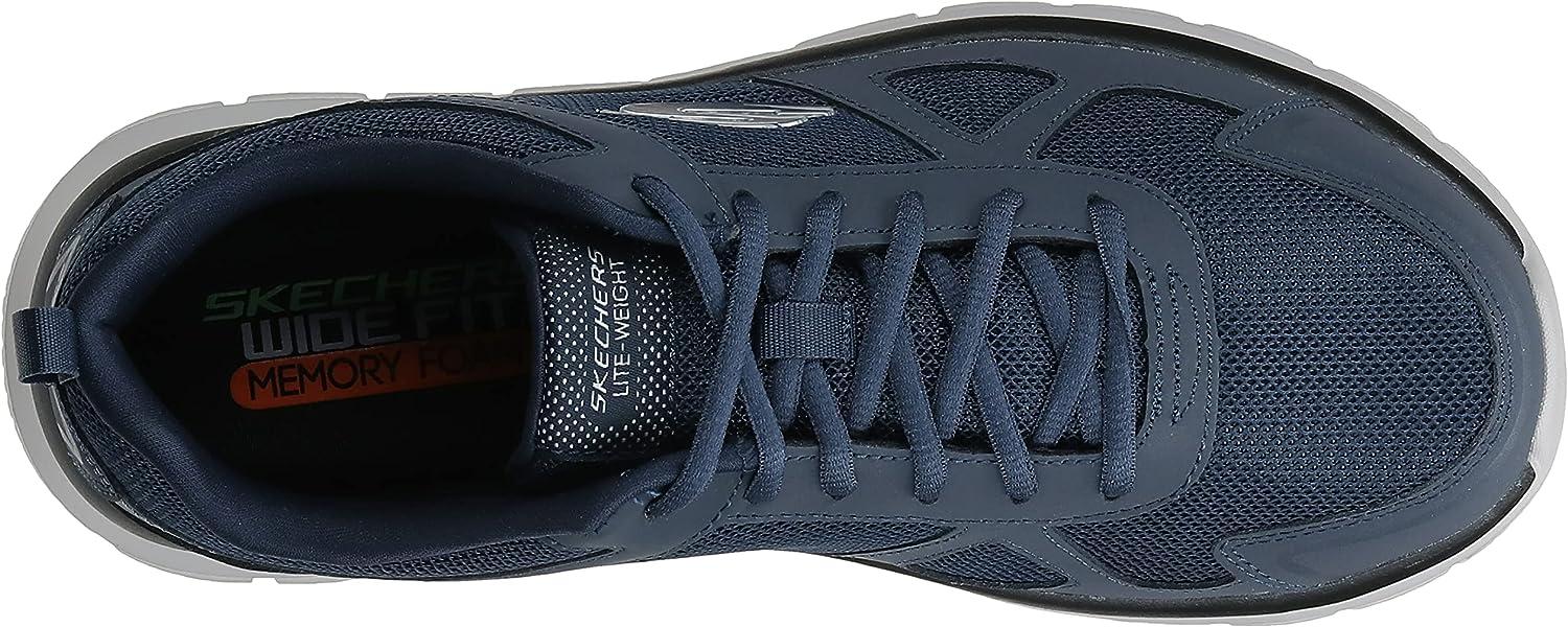 Skechers men's shop track scloric oxford