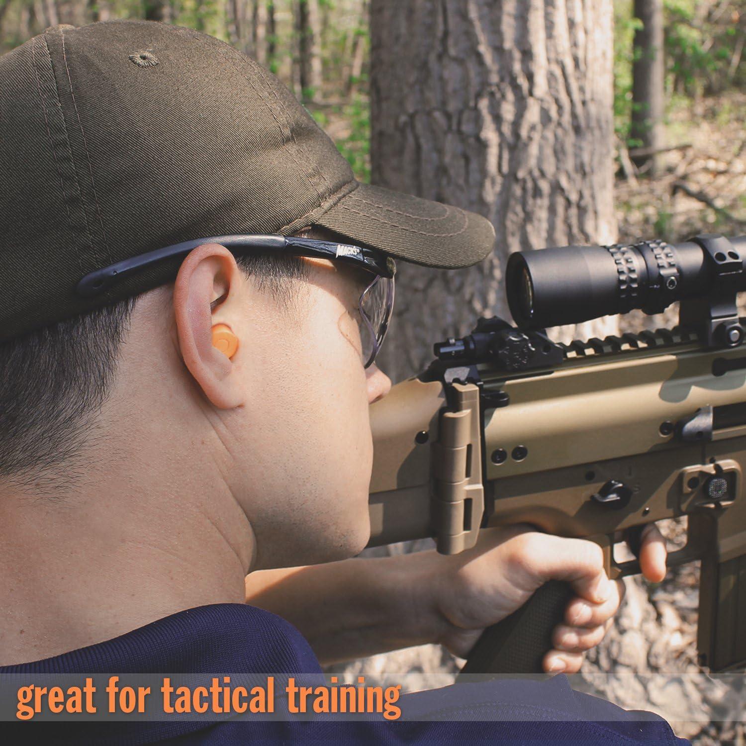 Mack's Ear Ammo Shooting Ear Plugs Soft Foam, 44 Pair Shooting Ear Protection for Hunting