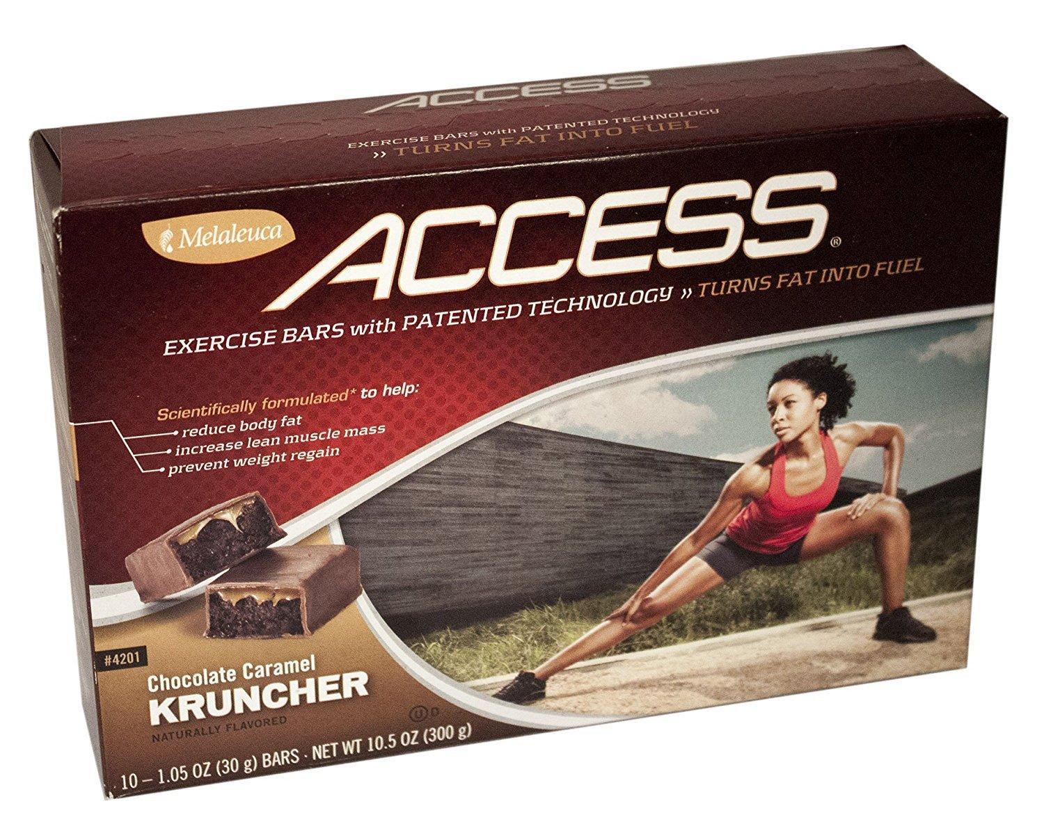 Melaleuca Access Exercise BarsChocolate Caramel kruncher (101.05 Oz Bars)