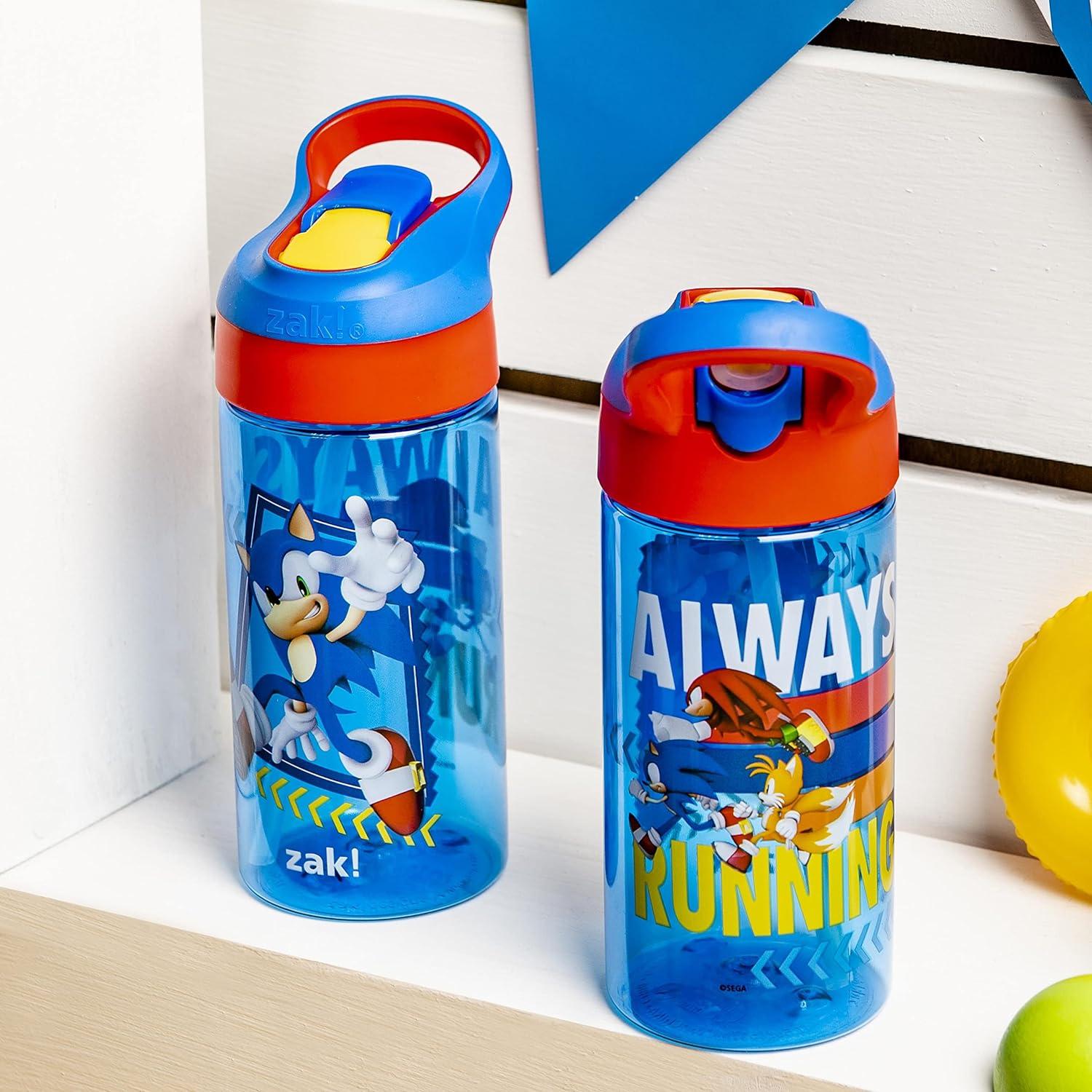 Sonic Let's Go Blue Chug Water Bottle, 25 oz.