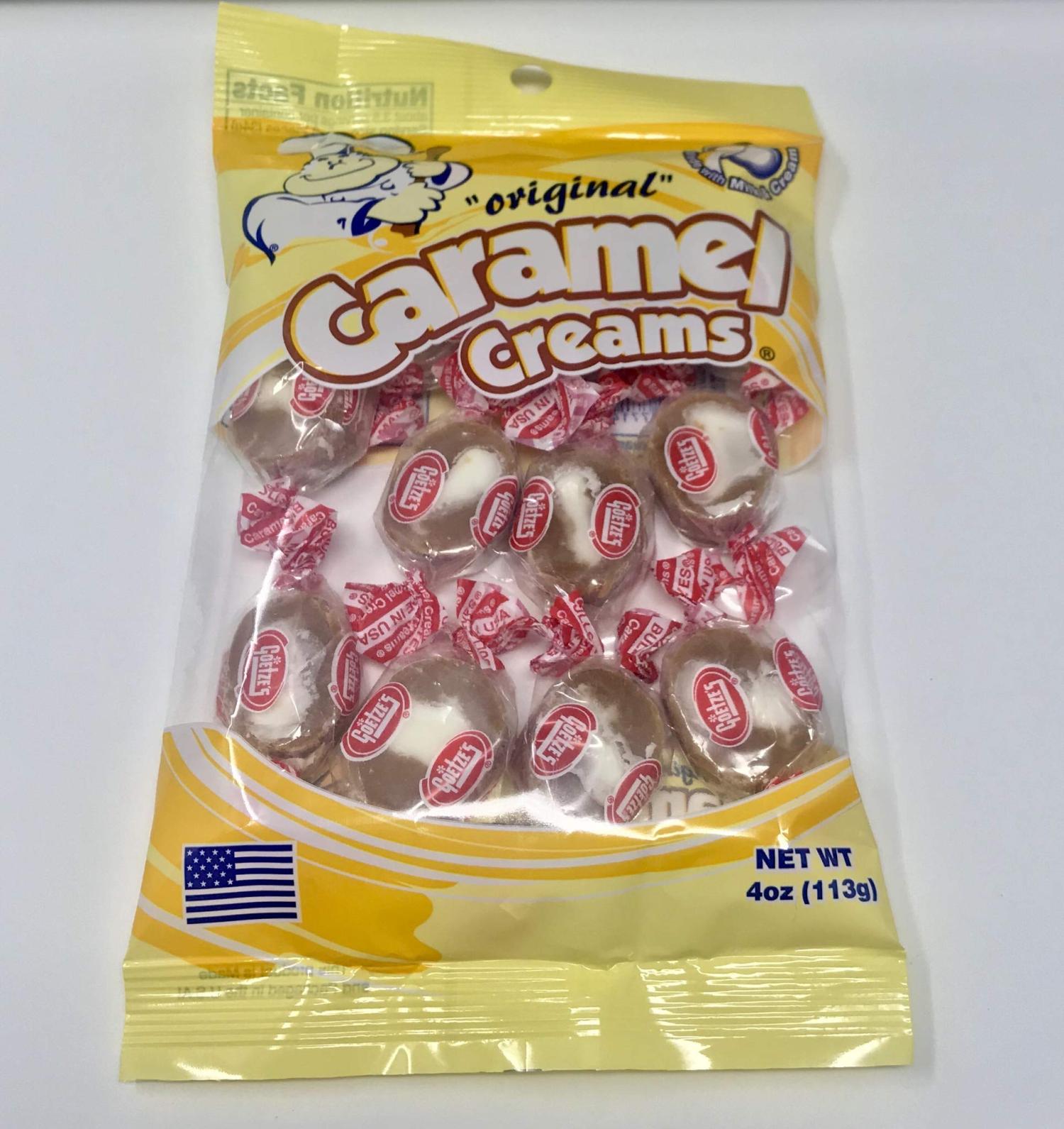 Goetzes Original Caramel Creams 4 Ounce (Pack of 1)