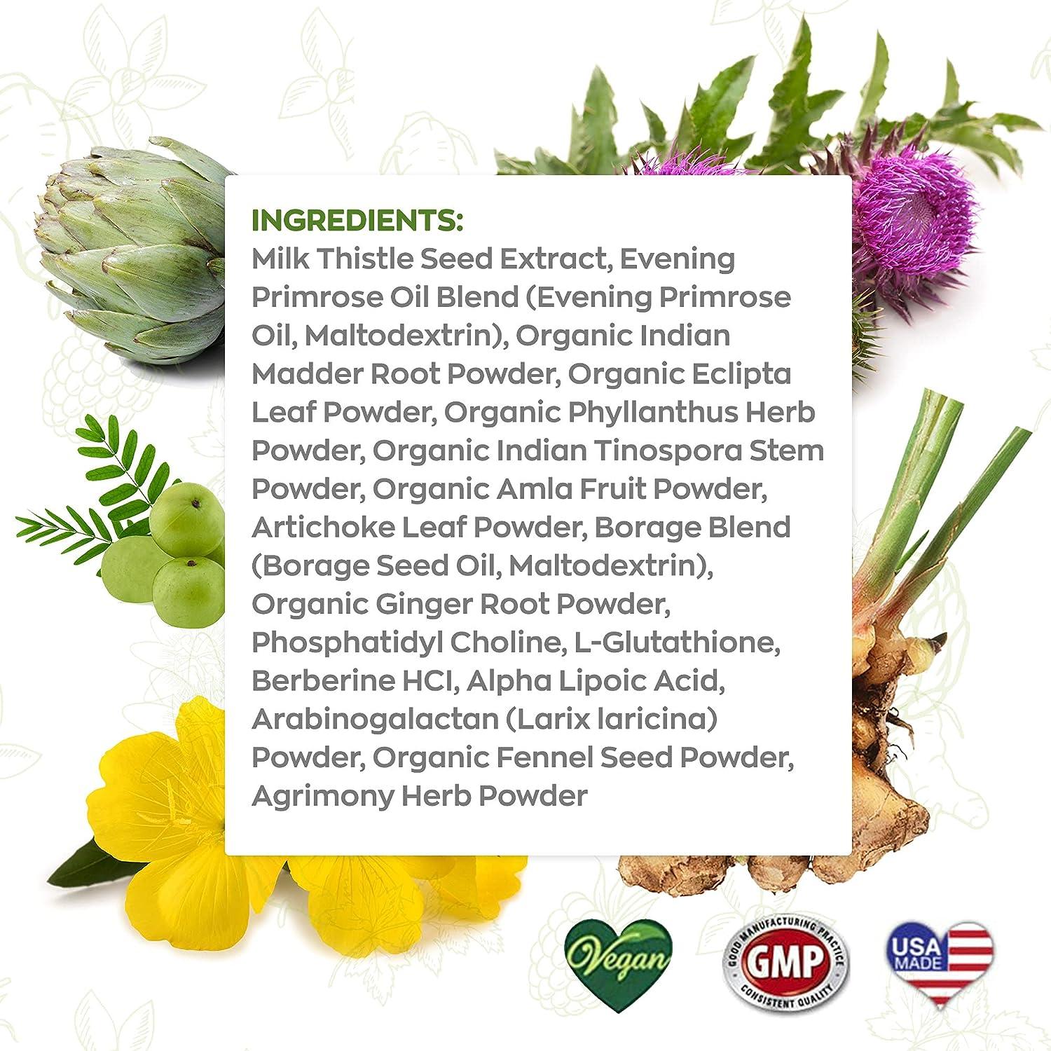 Max System Detox Natural Liver Cleanse Formula to Support Immune and